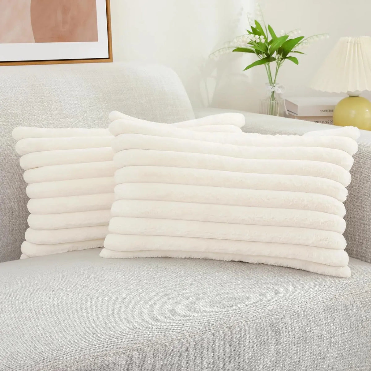2pcs Flannel Pillowcases, Bed Linens, Ultra Soft Plush, 20x30 Inches, Warm and Comfortable, Versatile, Ideal for Bedroom, Living Room, Sofa, Chair, Perfect Gift #GLOBAL PICKS