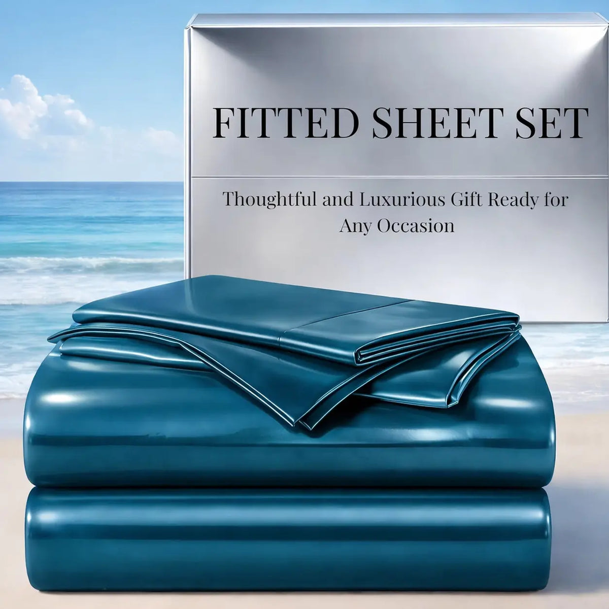 Cosybay Silky Satin Bedding Sets, Luxury Look Wrinkle-Resistant Bedding with Pillowcases, 15" Deep Pocket Fitted Bedding (Twin: 2pcs, No Top Bedding; Full/Queen/King: 3pcs) for Mattresses & Mattress Toppers #tiktokshopbacktoschool