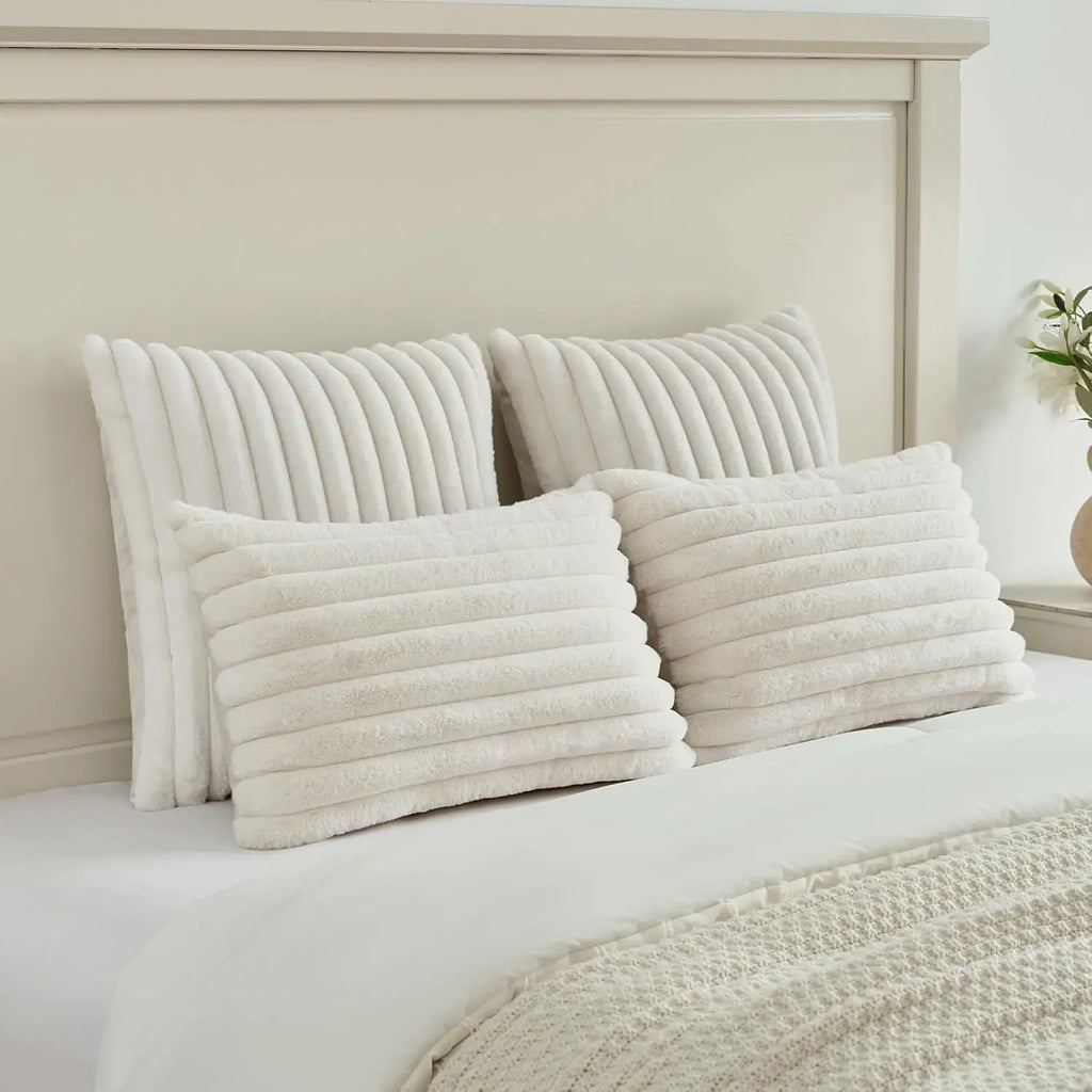2pcs Flannel Pillowcases, Bed Linens, Ultra Soft Plush, 20x30 Inches, Warm and Comfortable, Versatile, Ideal for Bedroom, Living Room, Sofa, Chair, Perfect Gift #GLOBAL PICKS