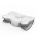 Memory Foam Pillow for Sleeping, Ergonomic Cervical Neck Support Pillow with Dual Height and Contour Head Cradle for All Sleep Positions travel