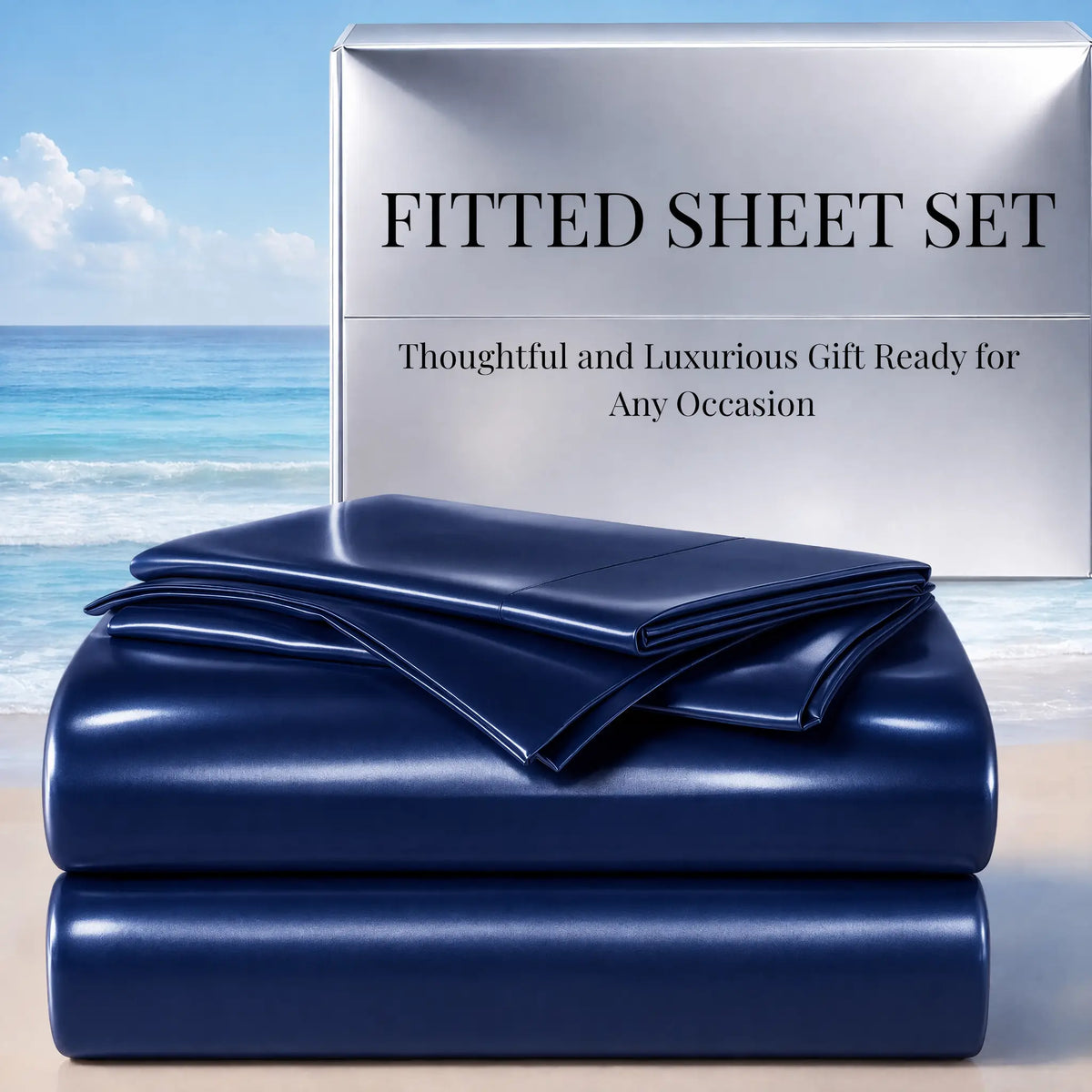 Cosybay Silky Satin Bedding Sets, Luxury Look Wrinkle-Resistant Bedding with Pillowcases, 15" Deep Pocket Fitted Bedding (Twin: 2pcs, No Top Bedding; Full/Queen/King: 3pcs) for Mattresses & Mattress Toppers #tiktokshopbacktoschool