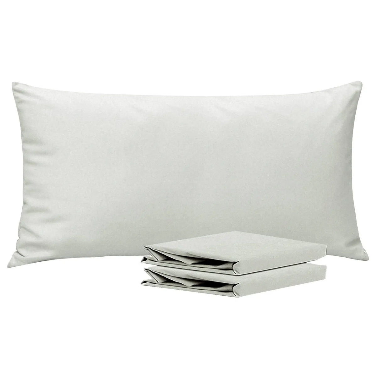 NTBAY Microfiber Pillowcases, Set of 2 Soft Breathable Pillow Cases with Envelope Closure, Available All Year Round, Friendly to Children & Pets, Bedding Gift Ready, Wrinkle Free & Fade Resistant, Hotel Quality Bedding, Machine Washable, Oeko-Tex