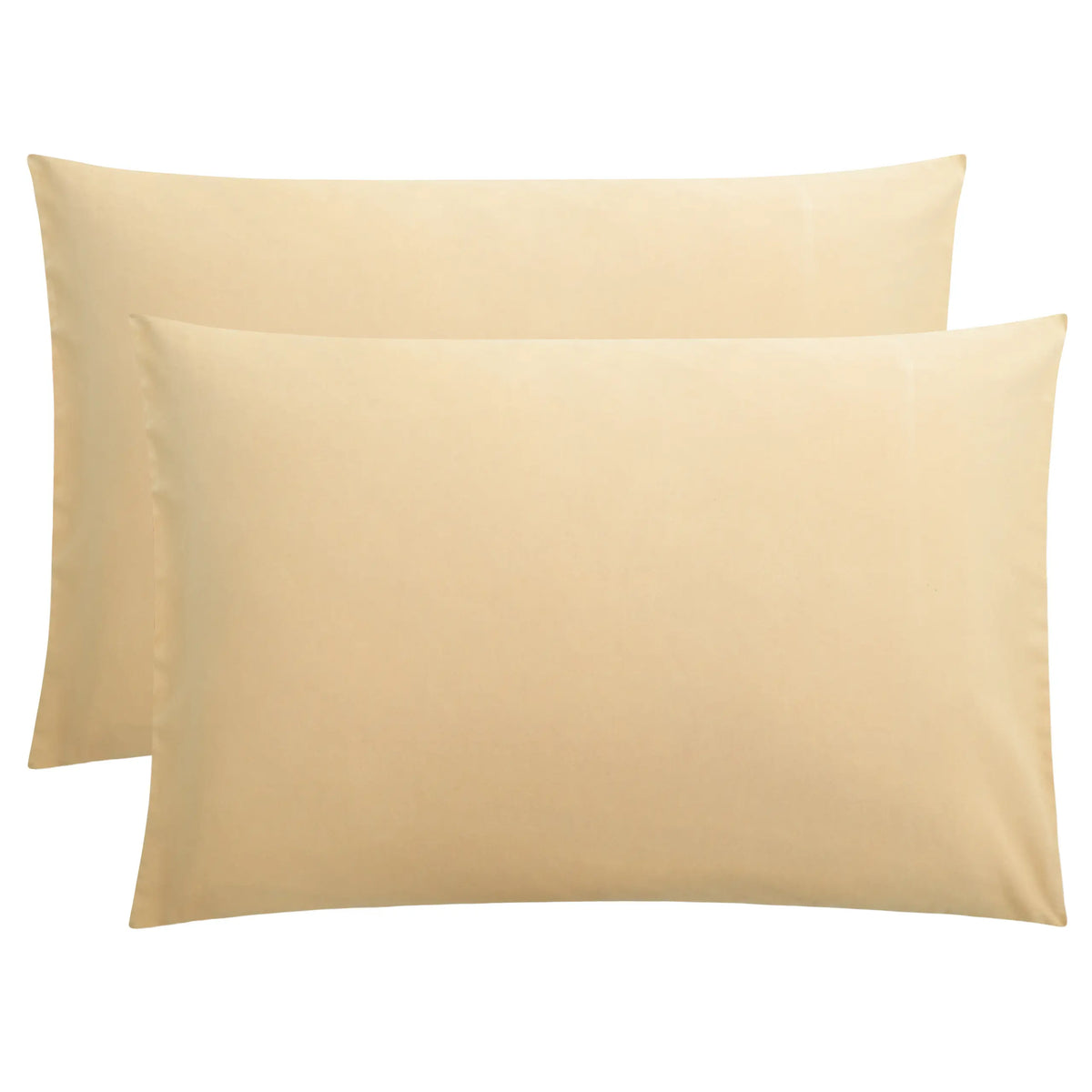 Bedsum 2-Piece 100% Brushed Microfiber Pillowcases, Envelope Secure Fit Closure, Breathable Soft Bedding, Cooling Bedding, Sweat-Absorbing, Wrinkle-Free, Fading Resistance, Durable All-Seasons Pillow Covers