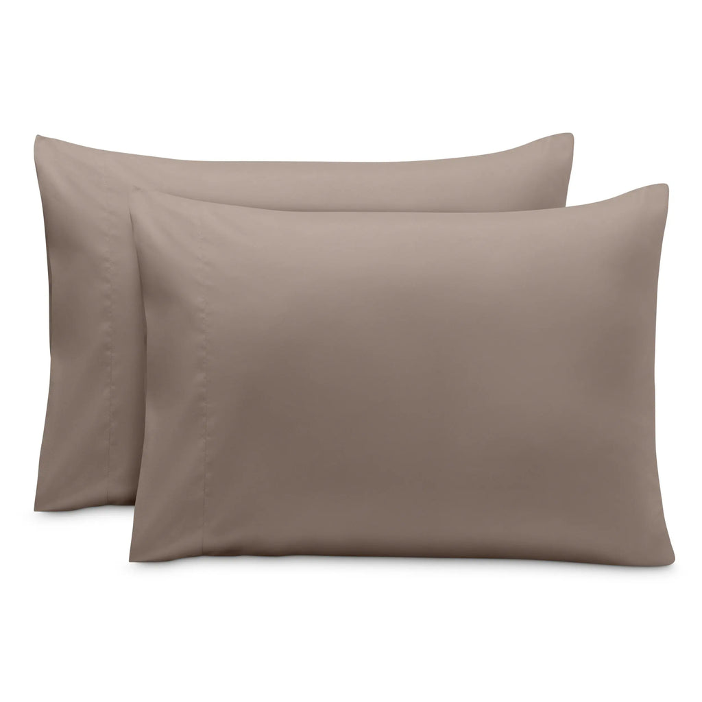 Bare Home Ultra-Soft Envelope Microfiber Pillowcase Set, Breathable Lightweight Smooth Fabric Bedding, Fade-Resistant, Machine-Washable, Multi-Size Solid Colors Pillowcases