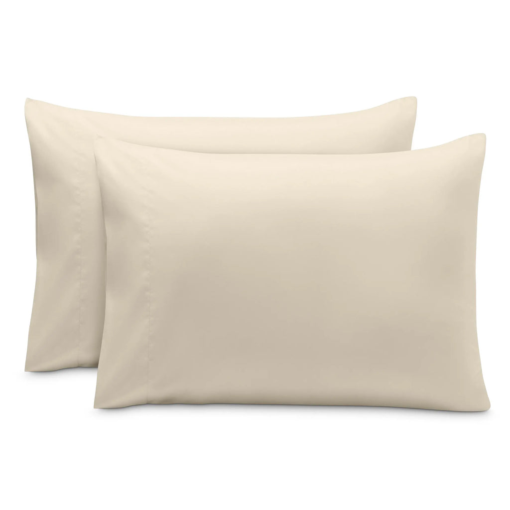 Bare Home Ultra-Soft Envelope Microfiber Pillowcase Set, Breathable Lightweight Smooth Fabric Bedding, Fade-Resistant, Machine-Washable, Multi-Size Solid Colors Pillowcases