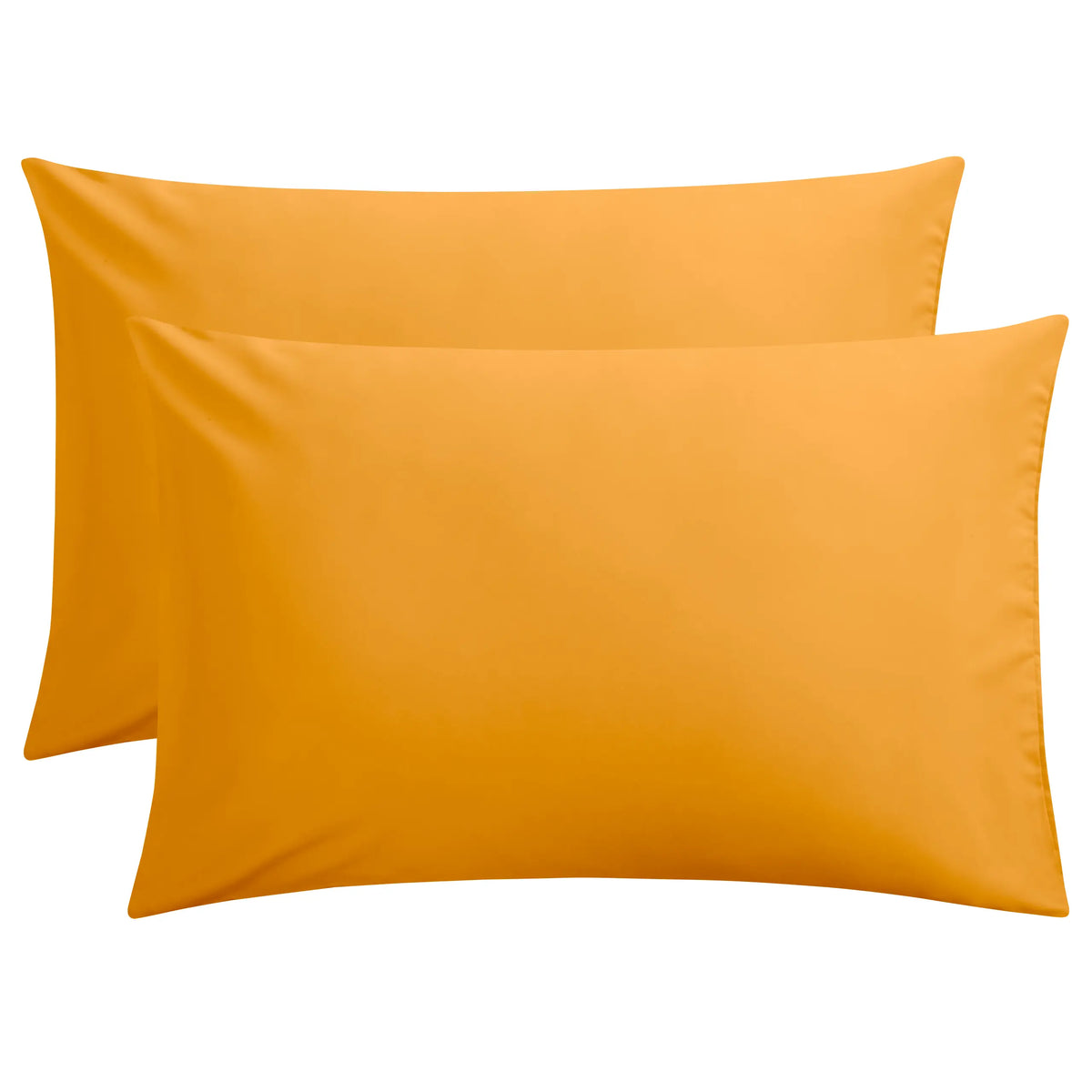 Bedsum 2-Piece 100% Brushed Microfiber Pillowcases, Envelope Secure Fit Closure, Breathable Soft Bedding, Cooling Bedding, Sweat-Absorbing, Wrinkle-Free, Fading Resistance, Durable All-Seasons Pillow Covers