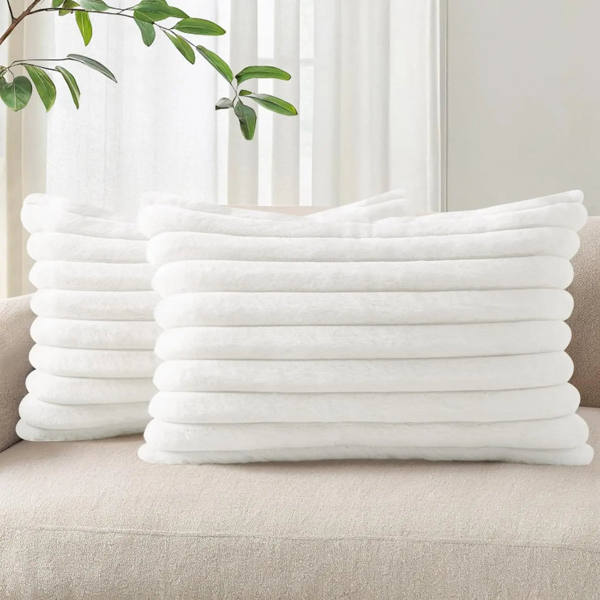 2pcs Flannel Pillowcases, Bed Linens, Ultra Soft Plush, 20x30 Inches, Warm and Comfortable, Versatile, Ideal for Bedroom, Living Room, Sofa, Chair, Perfect Gift #GLOBAL PICKS