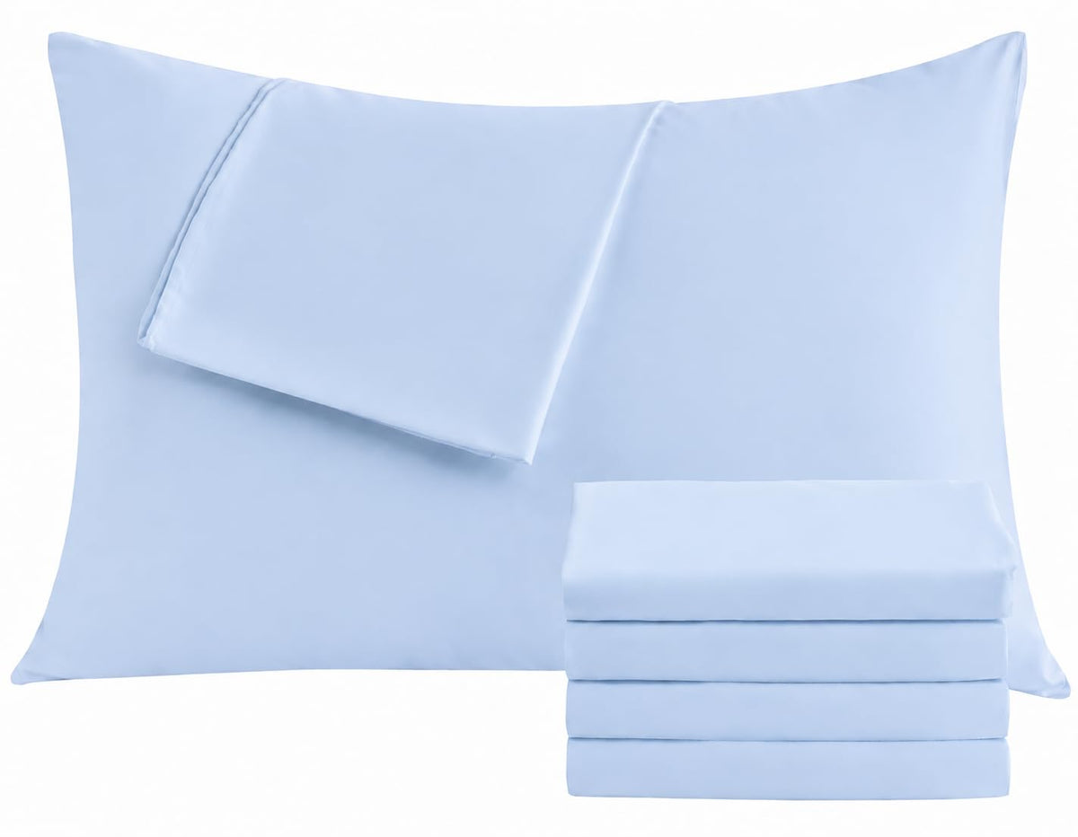 CULVE White Pillow Cases Standard 12 Pack, Microfiber Pillowcase, 20x26