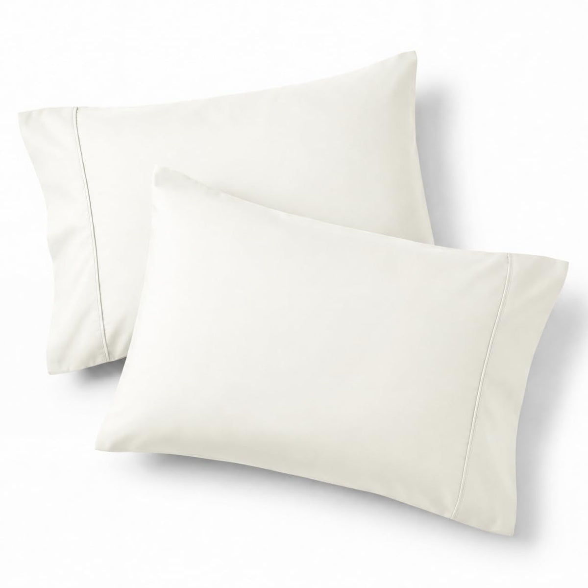 Bedsure Queen Pillow Cases Set of 2 - Sage Green Brushed Microfiber Pillowcase 2 Pack, Super Soft and Cozy Pillow Sham Covers with Envelope Closure, Wrinkle, Fade Resistant, 20x30 Inches