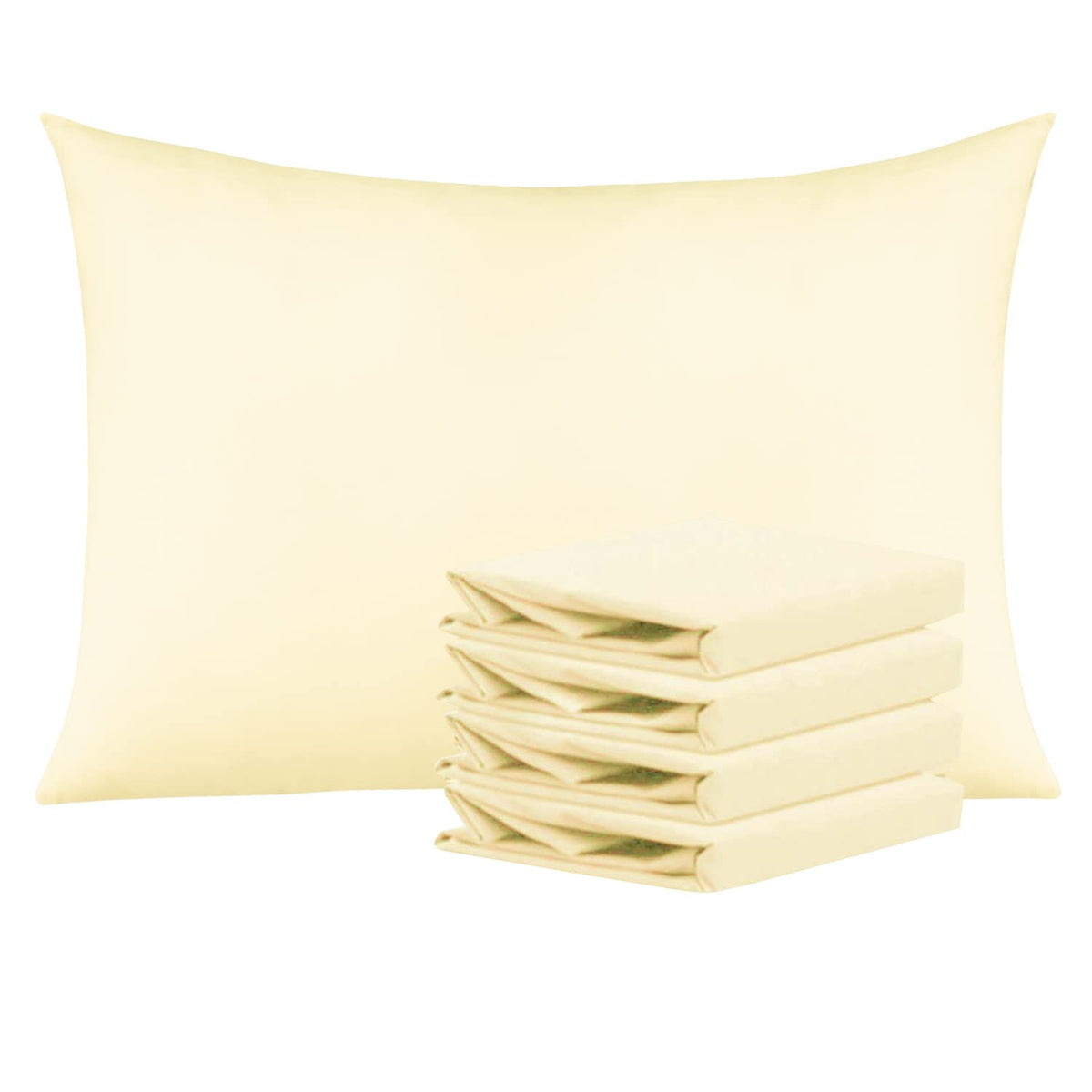 NTBAY Microfiber Queen Pillowcases, 4 Pack, 20 x 30, White