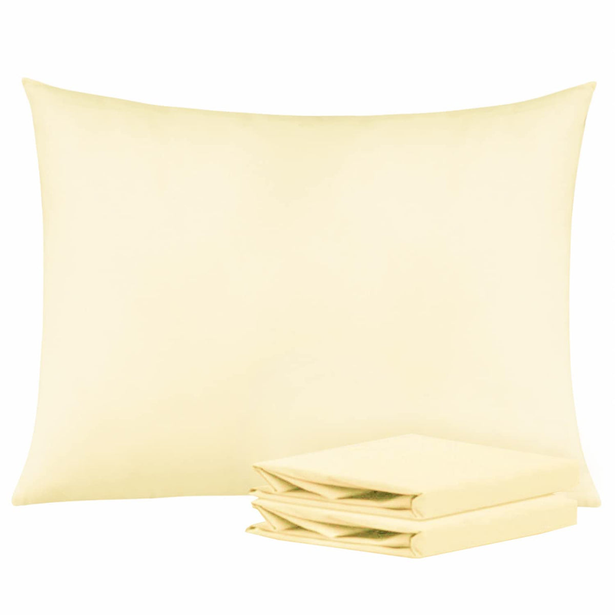 NTBAY Microfiber Queen Pillowcases, 4 Pack, 20 x 30, White