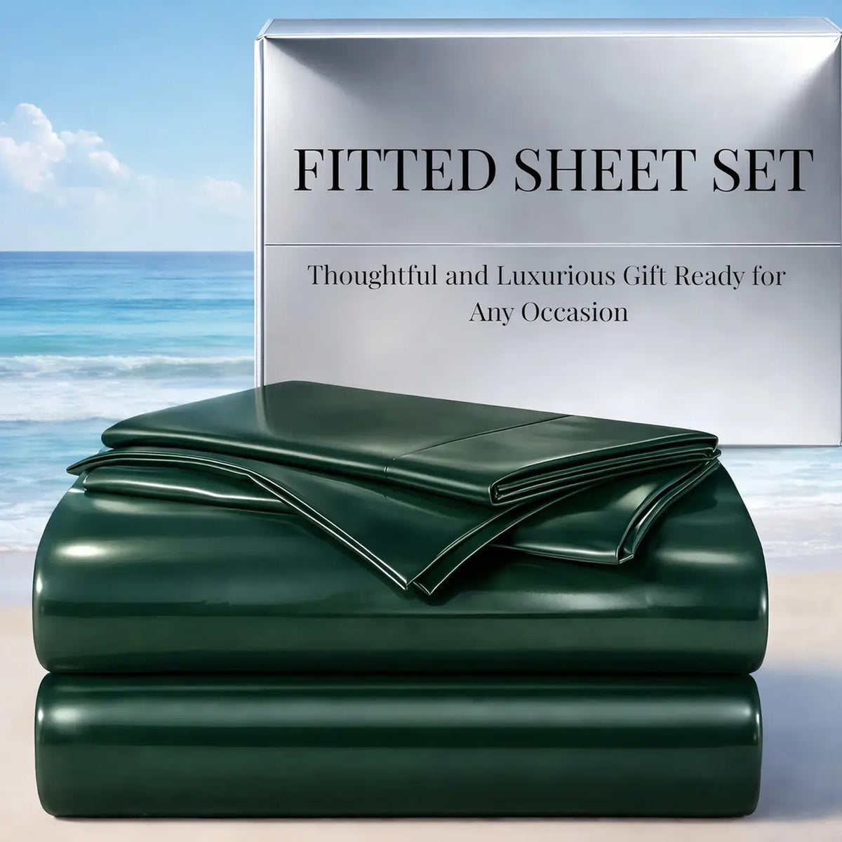 Cosybay Silky Satin Bedding Sets, Luxury Look Wrinkle-Resistant Bedding with Pillowcases, 15" Deep Pocket Fitted Bedding (Twin: 2pcs, No Top Bedding; Full/Queen/King: 3pcs) for Mattresses & Mattress Toppers #tiktokshopbacktoschool