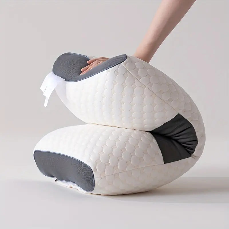 Adjustable Ergonomic Neck Pillow, Premium Soft Filling, Removable Washable Cover, Orthopedic Support for Cervical Spine, Perfect for Travel & Home