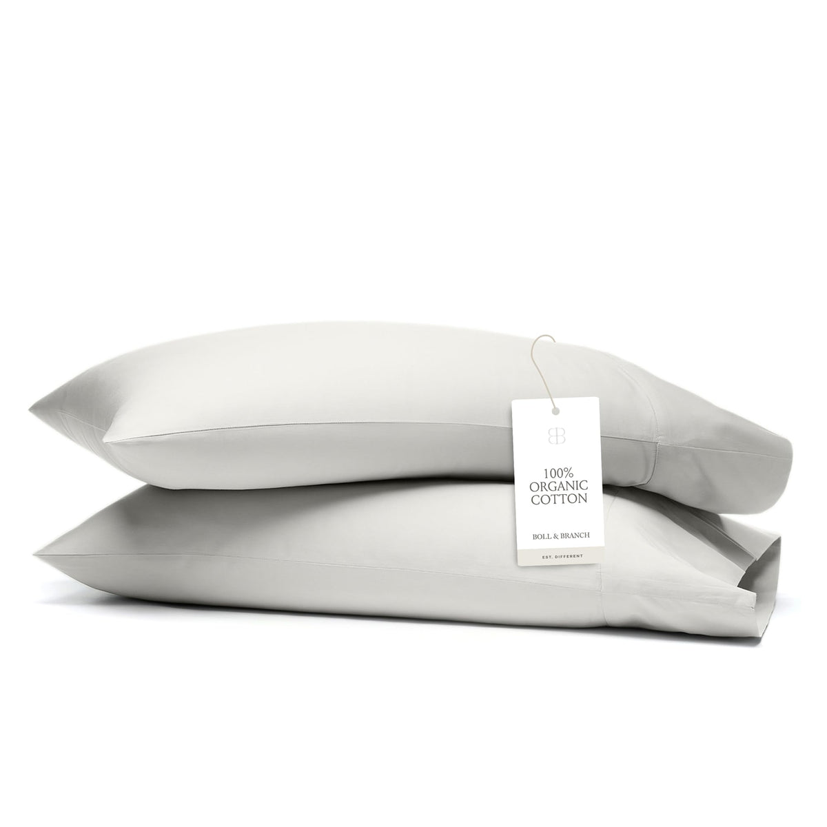 BOLL & BRANCH Signature Hemmed Pillowcase Set, King, White