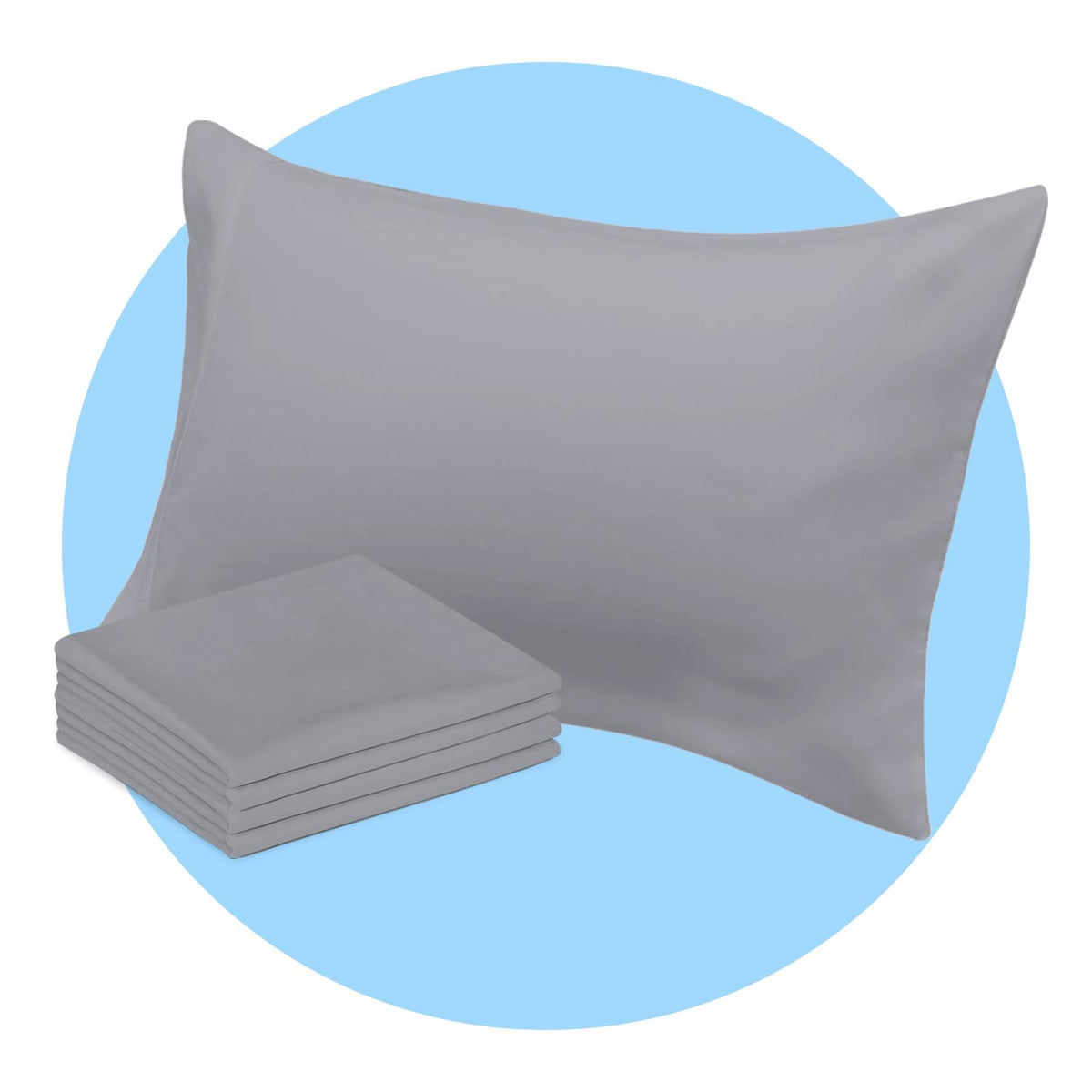 Avalon Bedding Pillow Cases Standard Size White Pillow Cases Set of 12 Cotton Blend 200 TC Soft & Breathable Perfect for Home & Hospital, Hotel Quality Queen Pillow Protectors 30x20 Inches
