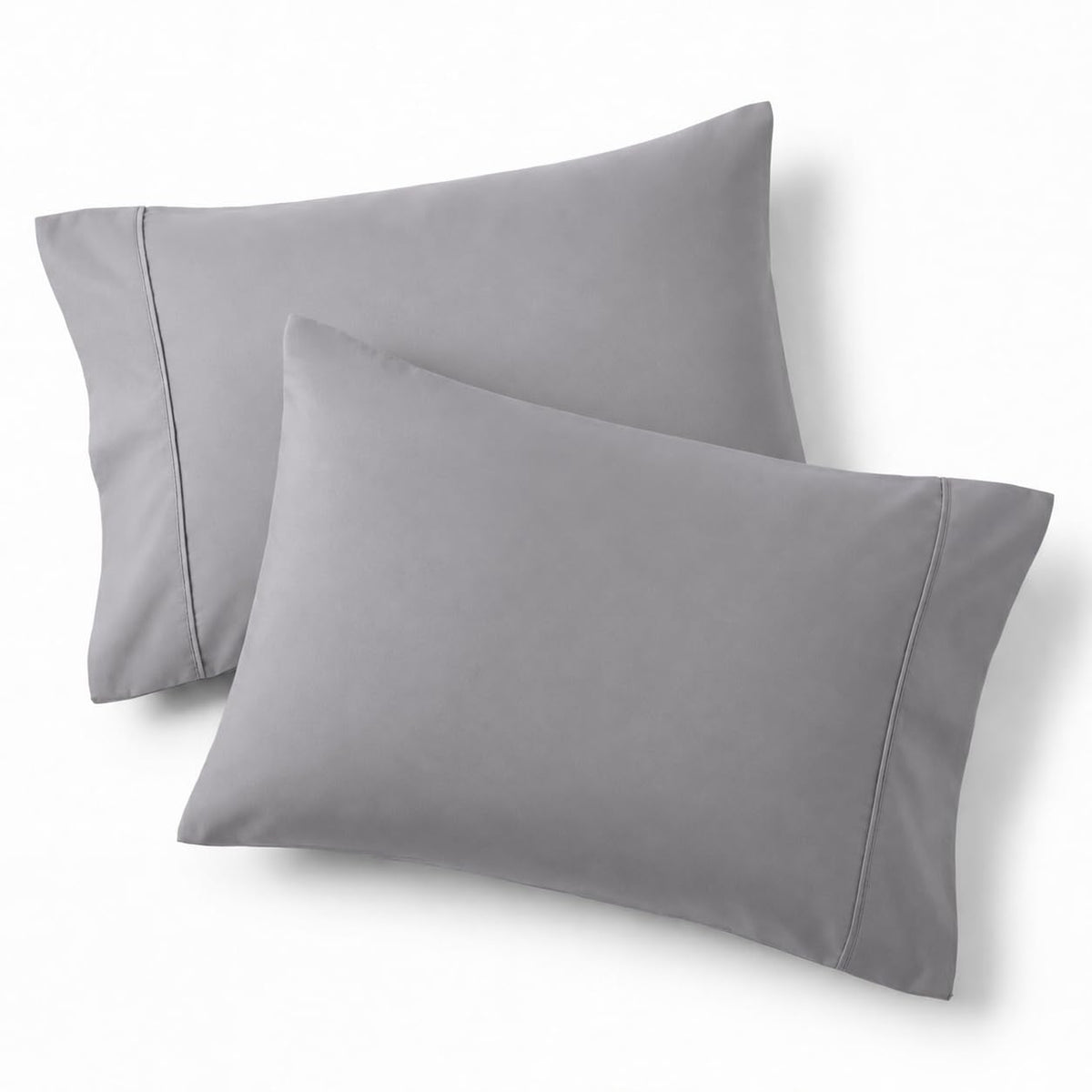 Bedsure Queen Pillow Cases Set of 2 - Sage Green Brushed Microfiber Pillowcase 2 Pack, Super Soft and Cozy Pillow Sham Covers with Envelope Closure, Wrinkle, Fade Resistant, 20x30 Inches