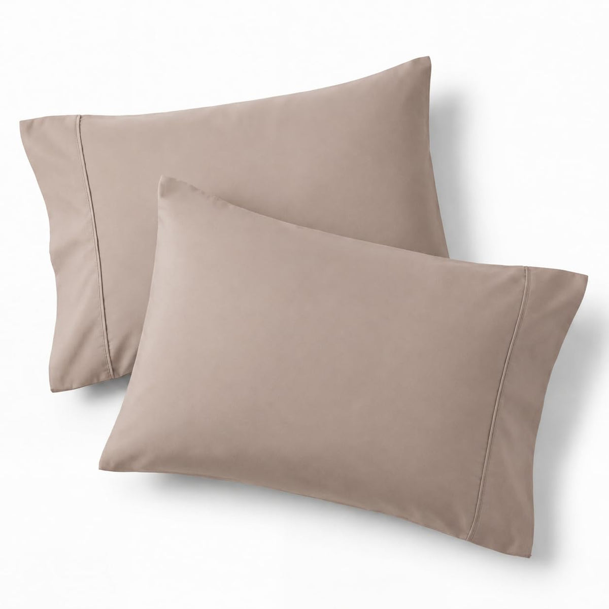 Bedsure Queen Pillow Cases Set of 2 - Sage Green Brushed Microfiber Pillowcase 2 Pack, Super Soft and Cozy Pillow Sham Covers with Envelope Closure, Wrinkle, Fade Resistant, 20x30 Inches