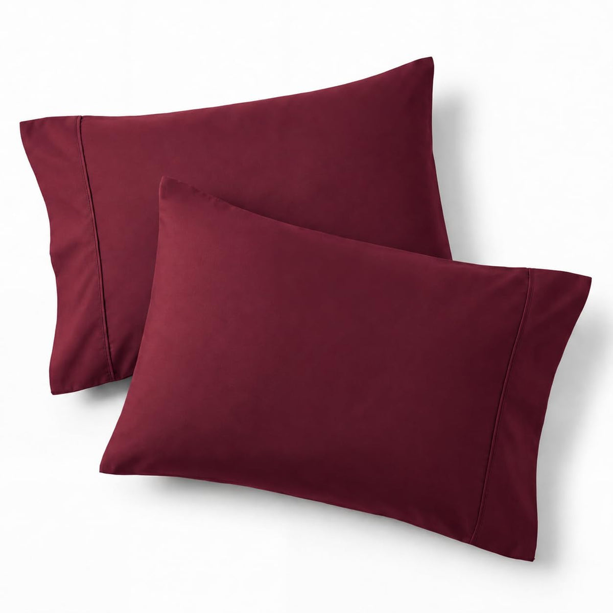 Bedsure Queen Pillow Cases Set of 2 - Sage Green Brushed Microfiber Pillowcase 2 Pack, Super Soft and Cozy Pillow Sham Covers with Envelope Closure, Wrinkle, Fade Resistant, 20x30 Inches