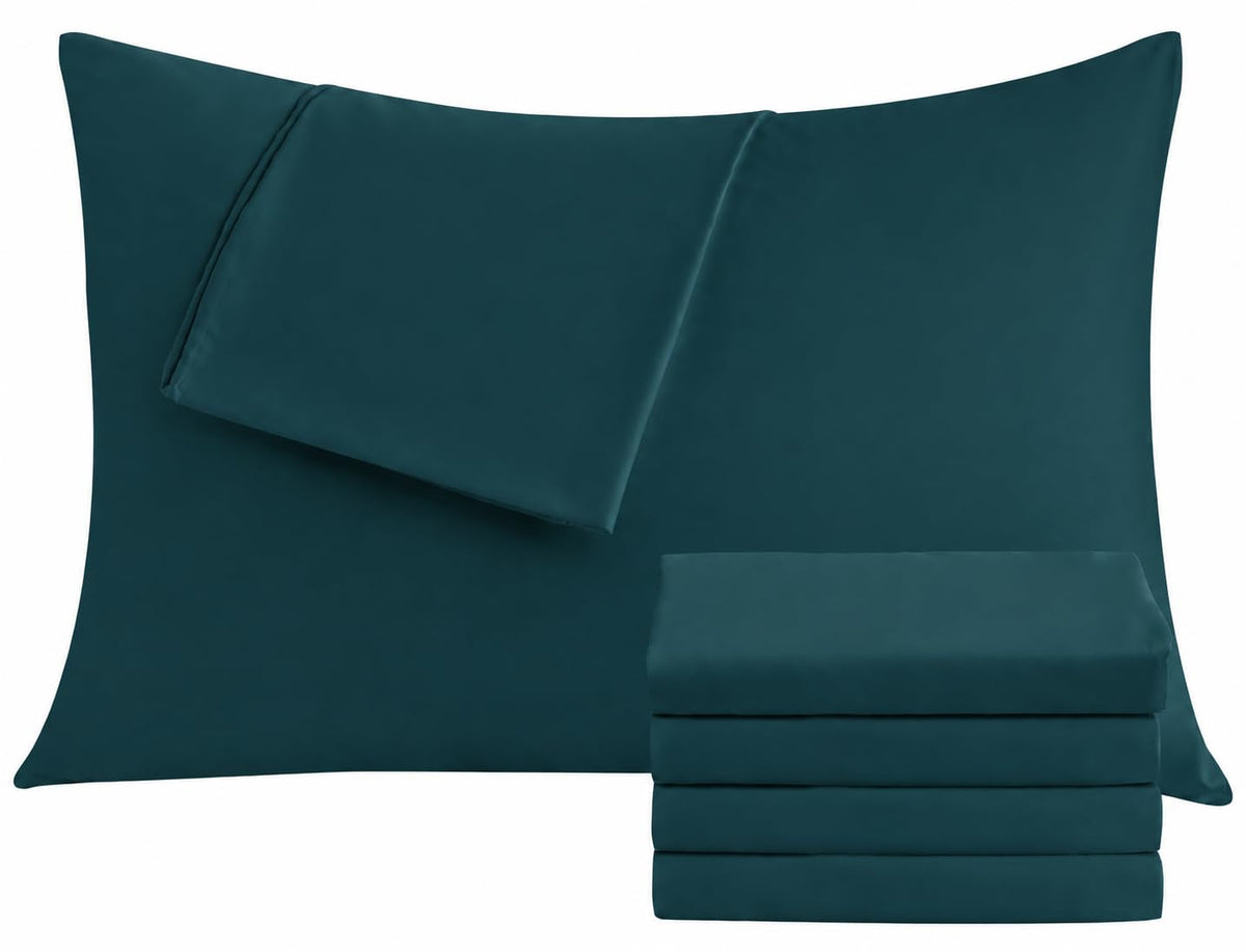 CULVE White Pillow Cases Standard 12 Pack, Microfiber Pillowcase, 20x26