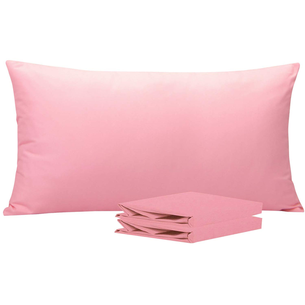 NTBAY Microfiber Queen Pillowcases, 4 Pack, 20 x 30, White