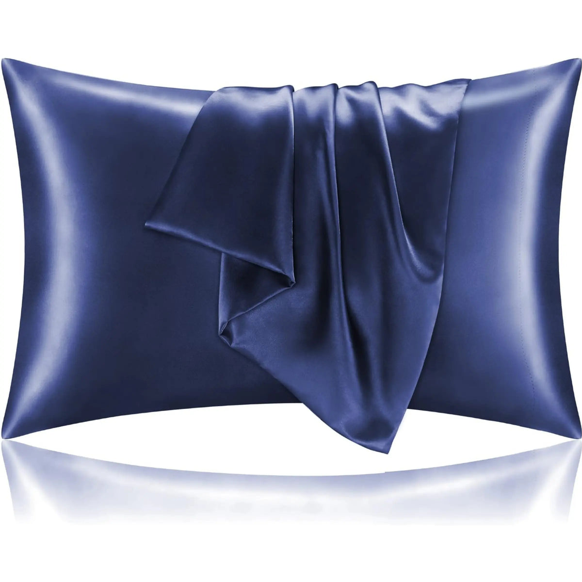 2-Pack Silk-Like Satin Cooling Pillow Cases - Queen Size 20x30in Bedding Pillow Covers with Envelope Closure, Durable Machine Washable Soft Silky Sheets Decorative Bedding for Hair and Skin