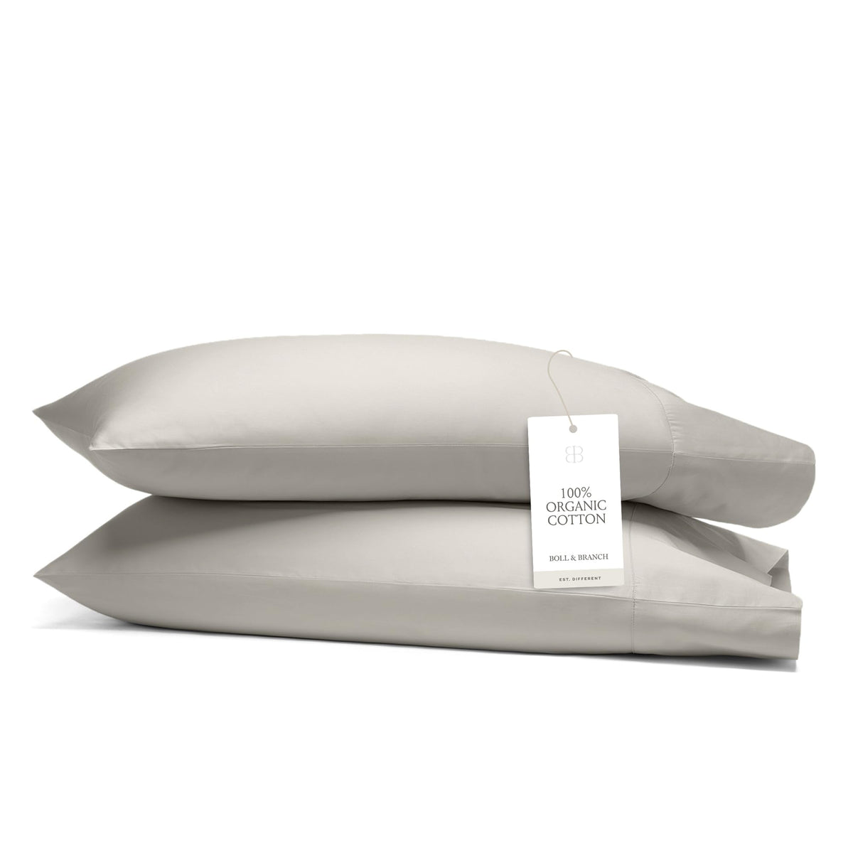 BOLL & BRANCH Signature Hemmed Pillowcase Set, King, White