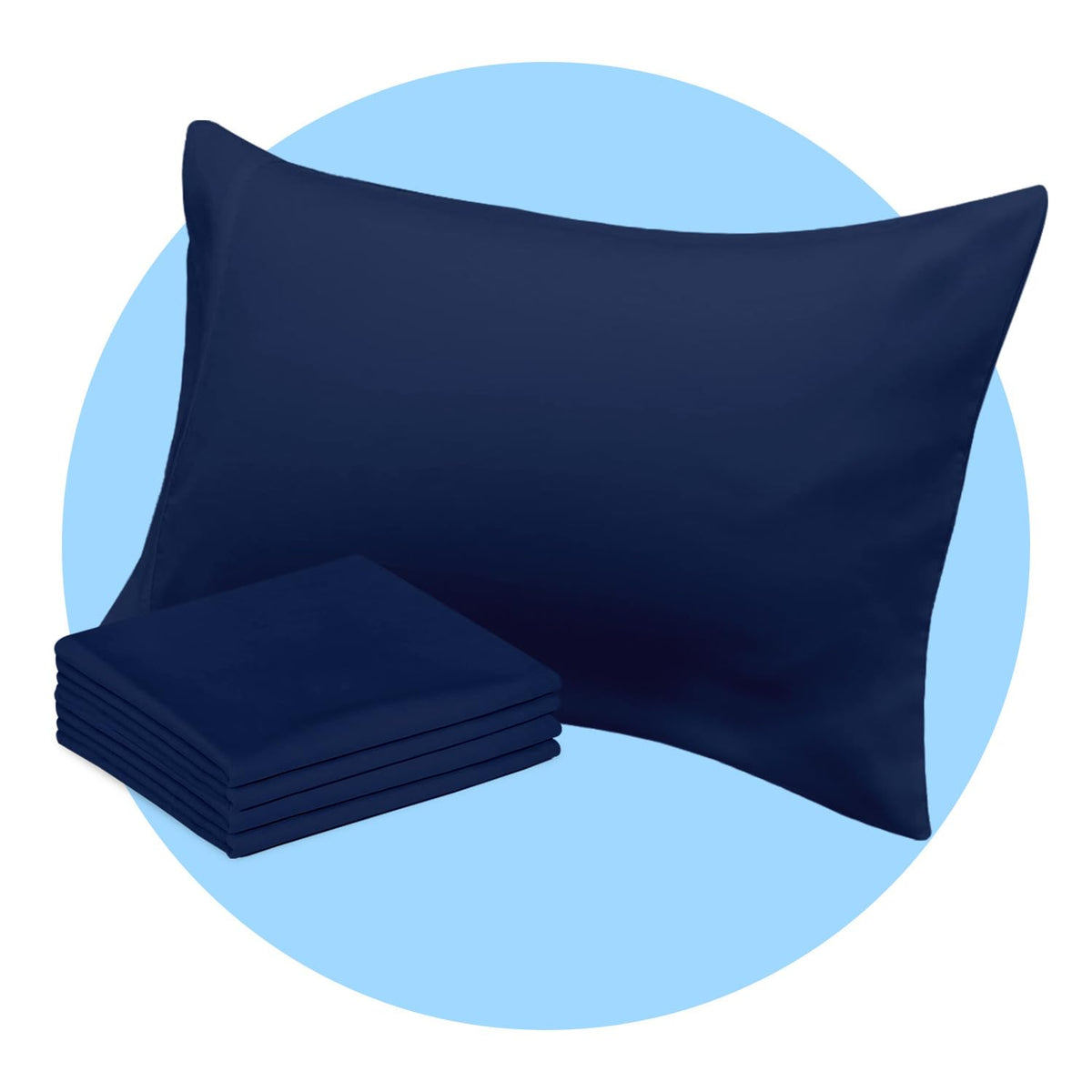 Avalon Bedding Pillow Cases Standard Size White Pillow Cases Set of 12 Cotton Blend 200 TC Soft & Breathable Perfect for Home & Hospital, Hotel Quality Queen Pillow Protectors 30x20 Inches