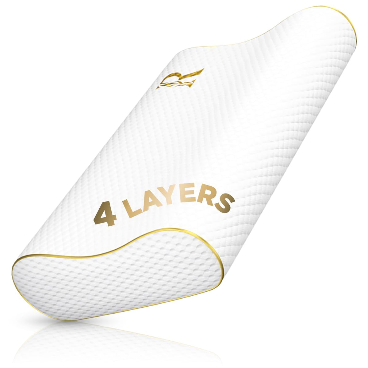 Royal Therapy King Memory Foam Pillow – Ergonomic Cervical Pillow for Neck and Shoulder Pain – Medium Firm Contour Pillow for Side, Back, and Stomach Sleepers – CertiPUR-US Certified
