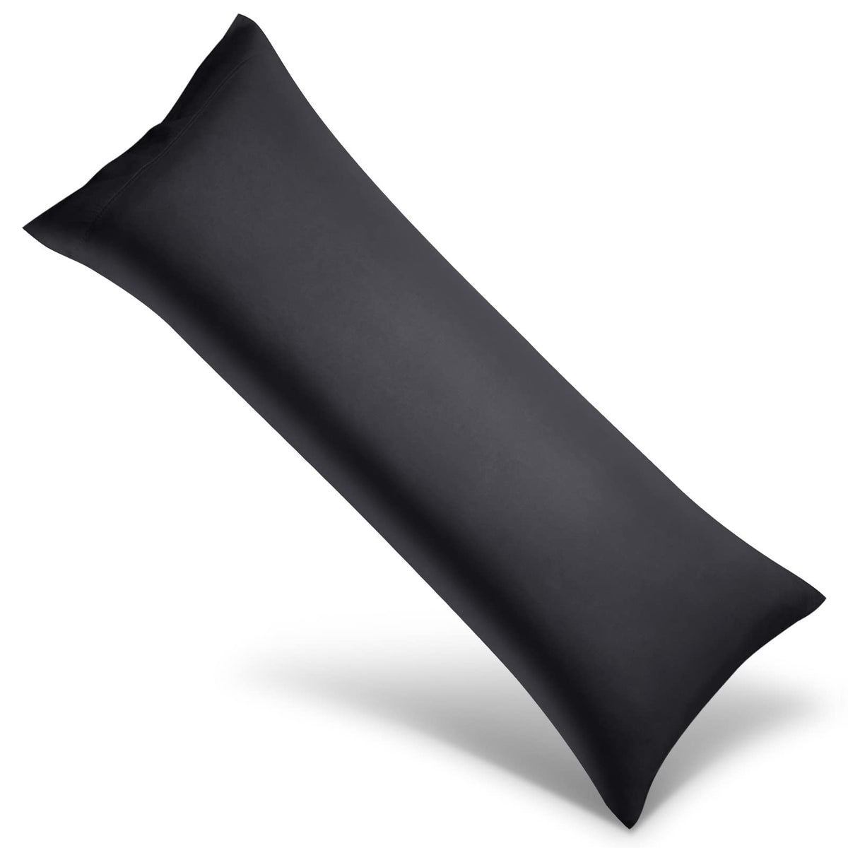 WishSmile Cooling Queen Pillowcases Set of 2 Breathable Cool Silky Soft Rayon Derived from Bamboo Fabric, Moisture Wicking for Hot Sleepers, Hair and Skin Friendly, Dark Grey, 2 Pack, 20x30IN