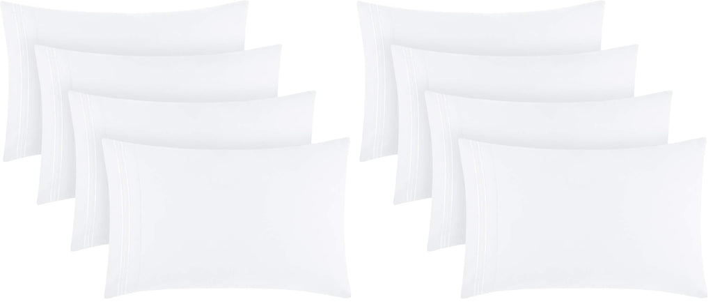 Mellanni Pillow Cases Set - 4 PC Iconic Collection Pillowcases