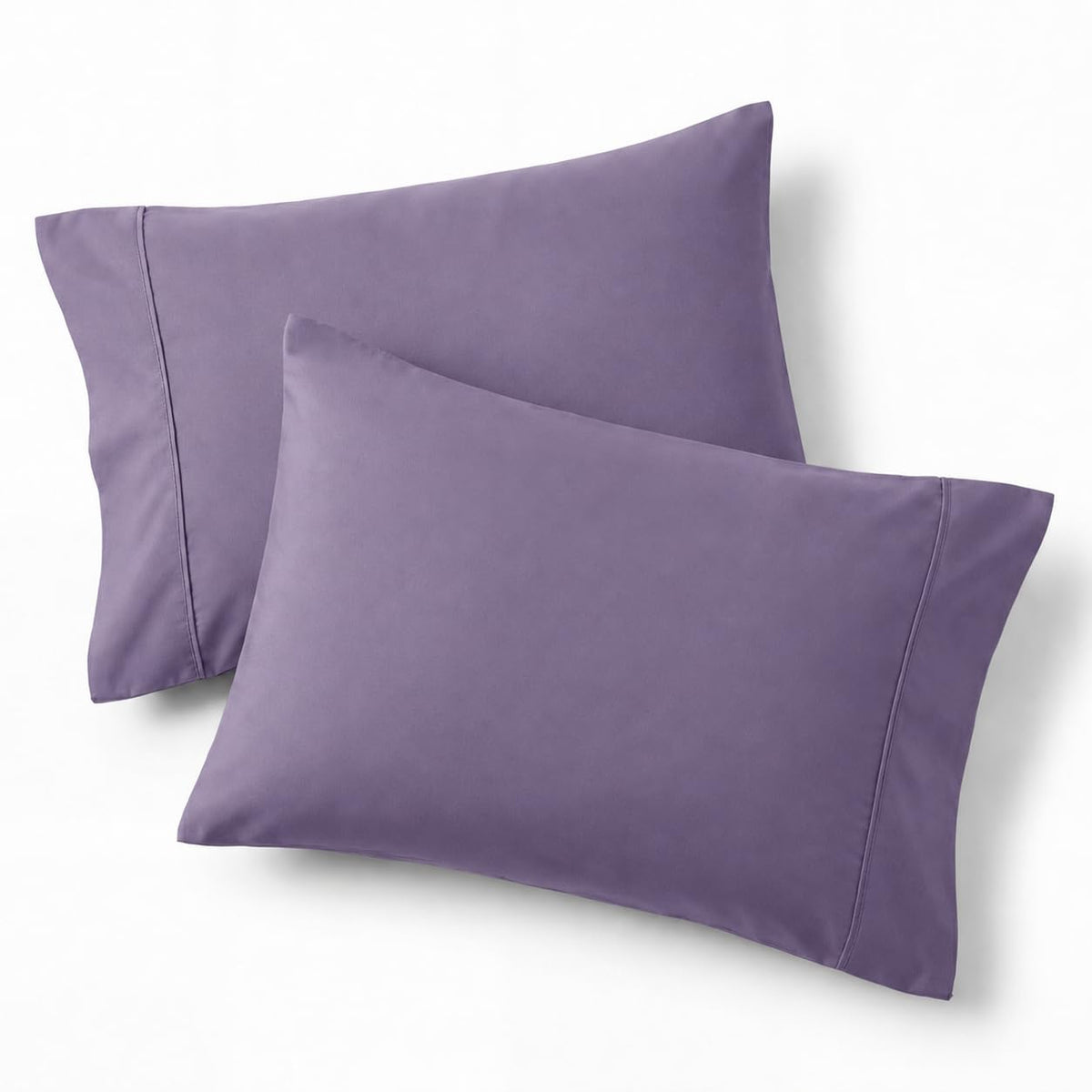 Bedsure Queen Pillow Cases Set of 2 - Sage Green Brushed Microfiber Pillowcase 2 Pack, Super Soft and Cozy Pillow Sham Covers with Envelope Closure, Wrinkle, Fade Resistant, 20x30 Inches