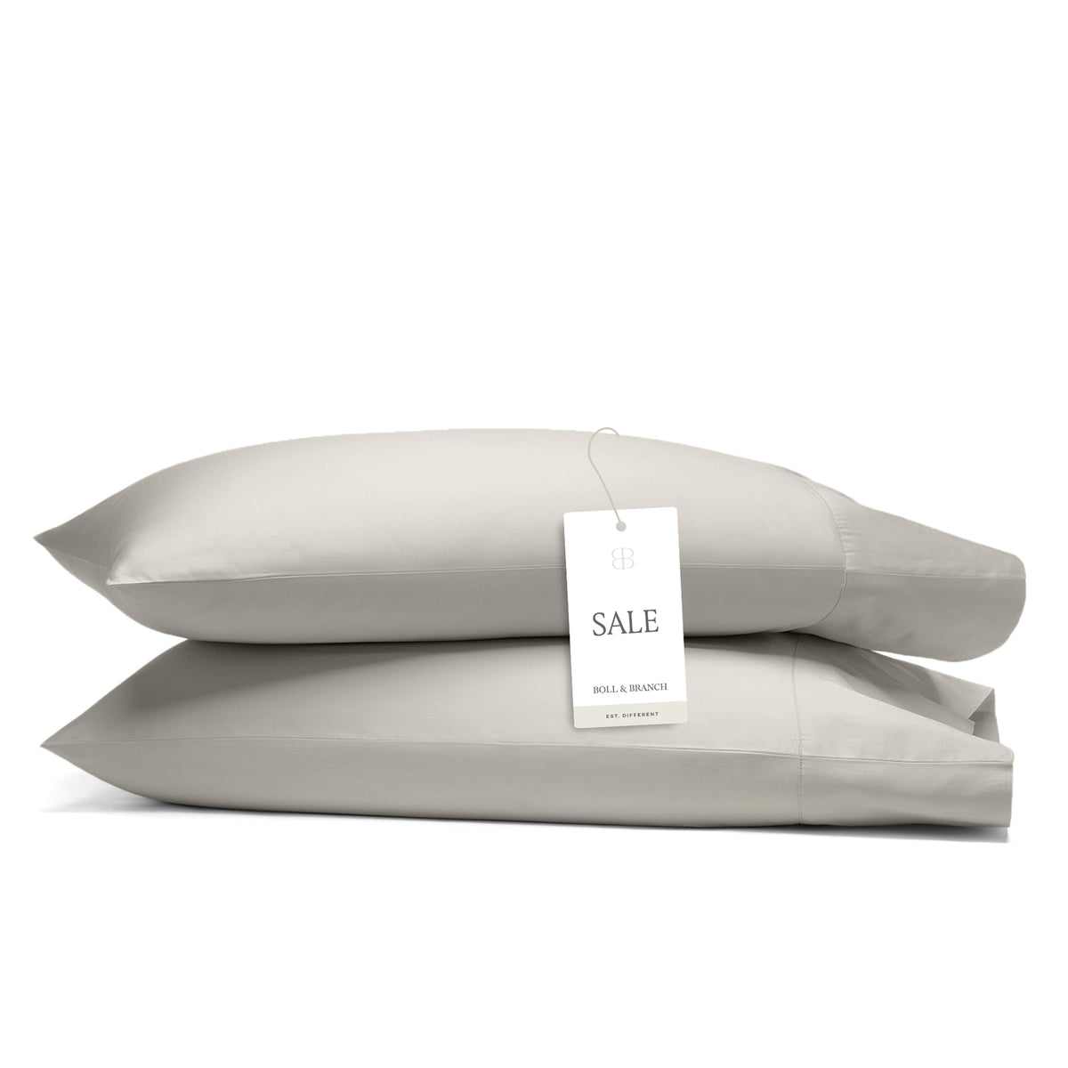 BOLL & BRANCH Signature Hemmed Pillowcase Set, King, White