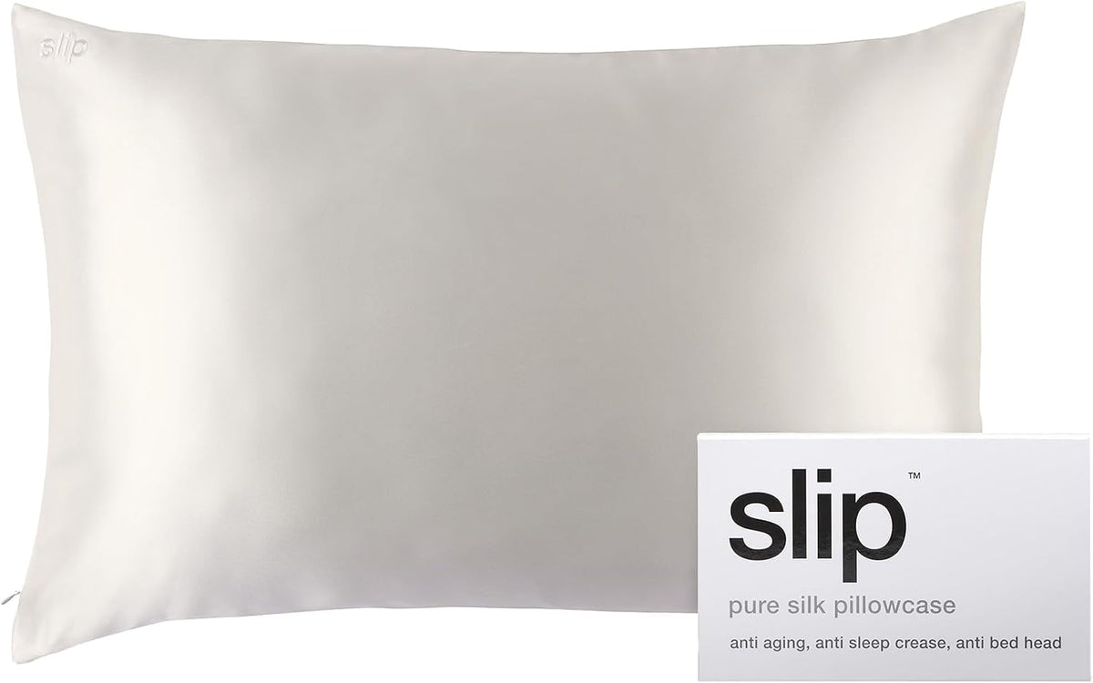 Slip Silk Queen Pillowcase, White | 100% Pure 22 Momme Mulberry Silk