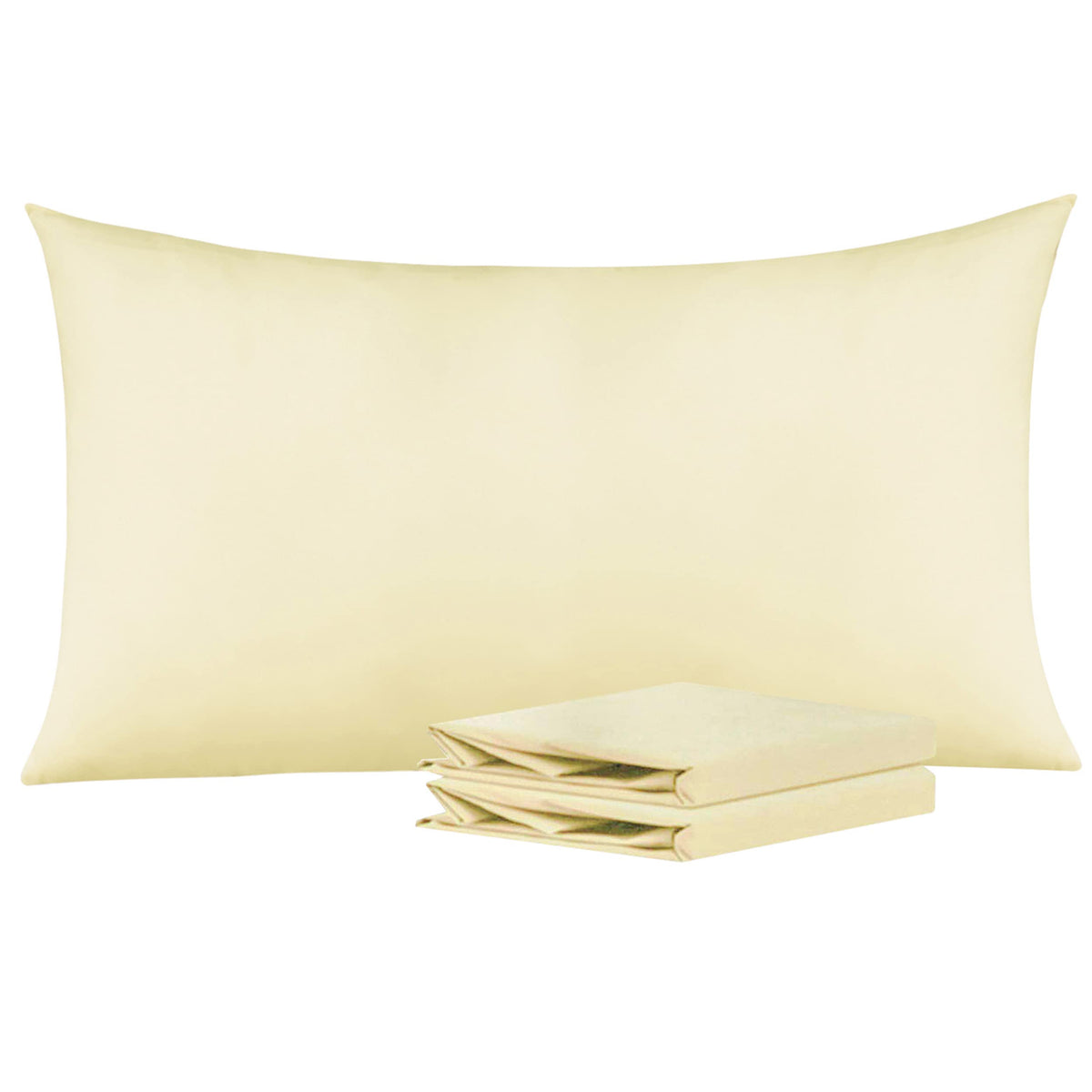 NTBAY Microfiber Queen Pillowcases, 4 Pack, 20 x 30, White