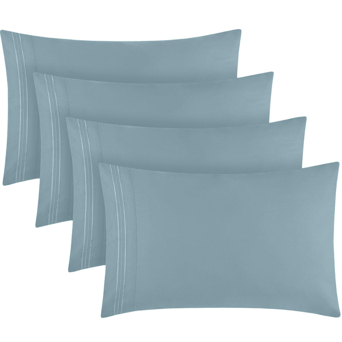 Mellanni Pillow Cases Set - 4 PC Iconic Collection Pillowcases