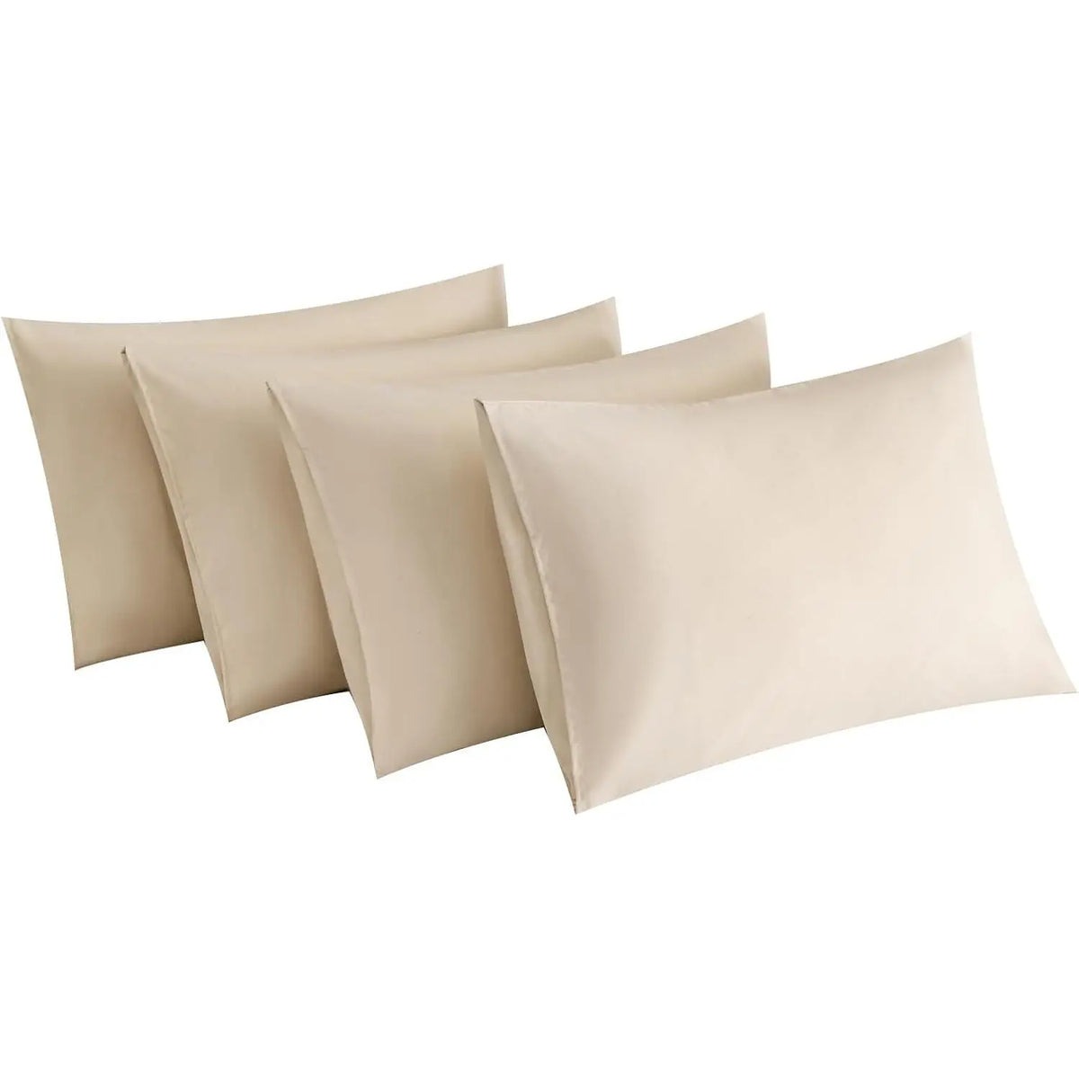 Dark Grey Pillow Cases Set of 4  Size - Super Soft, Smooth and Breathable Dark Gray Pillow Cases - Envelope Design - Machine Washable Lightweight (20X30 Inches (4 ))