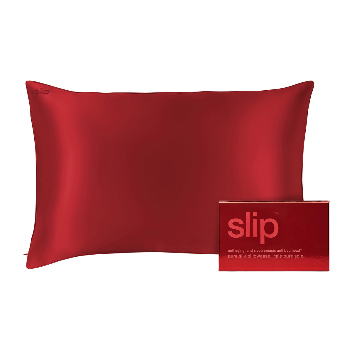 Slip Silk Queen Pillowcase, White | 100% Pure 22 Momme Mulberry Silk