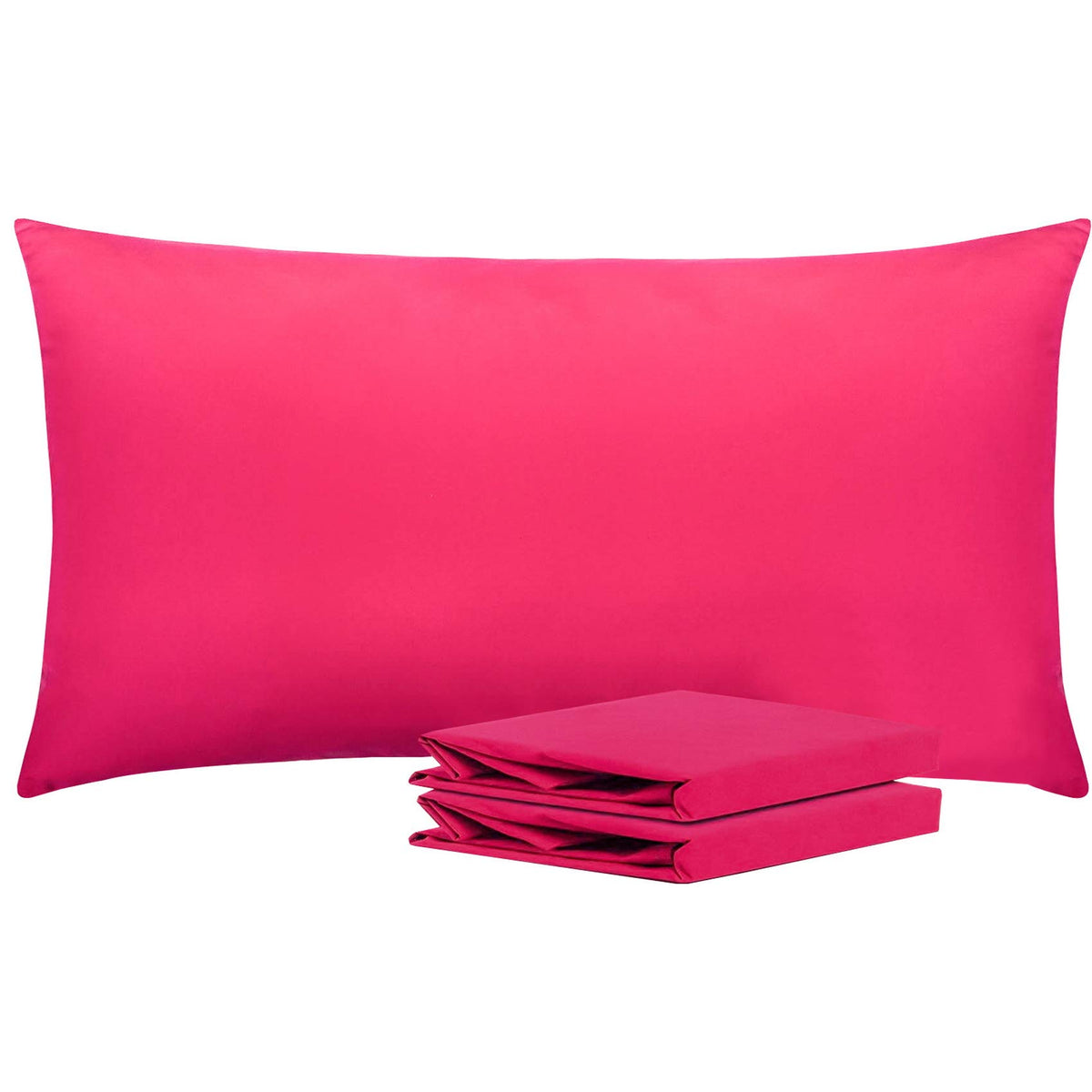 NTBAY Microfiber Queen Pillowcases, 4 Pack, 20 x 30, White