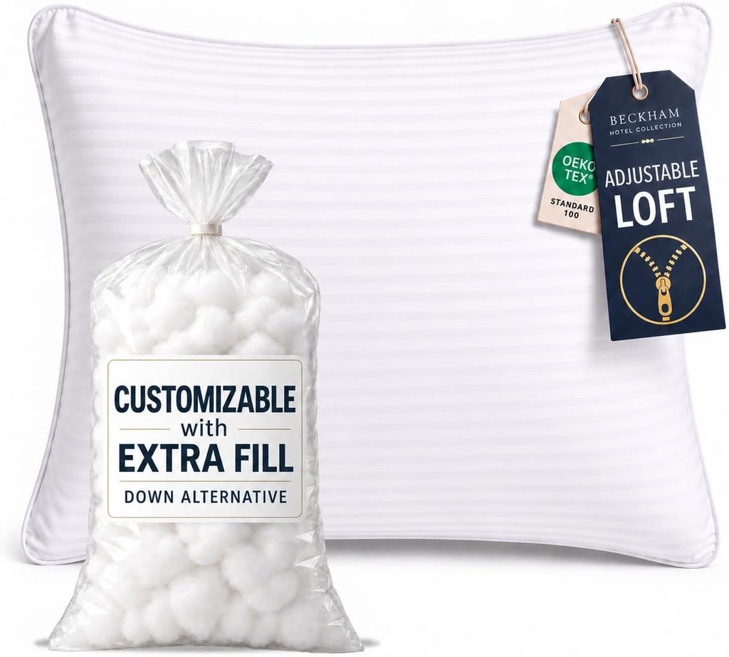 Beckham Hotel Collection Queen/Standard Adjustable Memory Foam Pillow