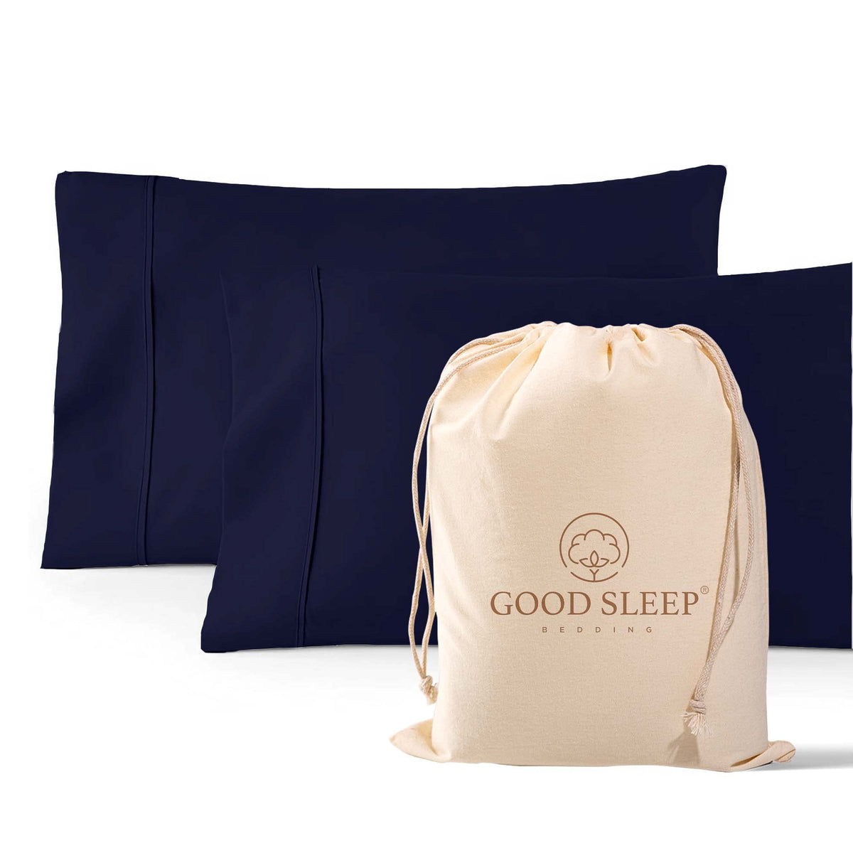1000 TC Standard Pillowcases Set of 4 100% Egyptian Cotton Pillow Cases