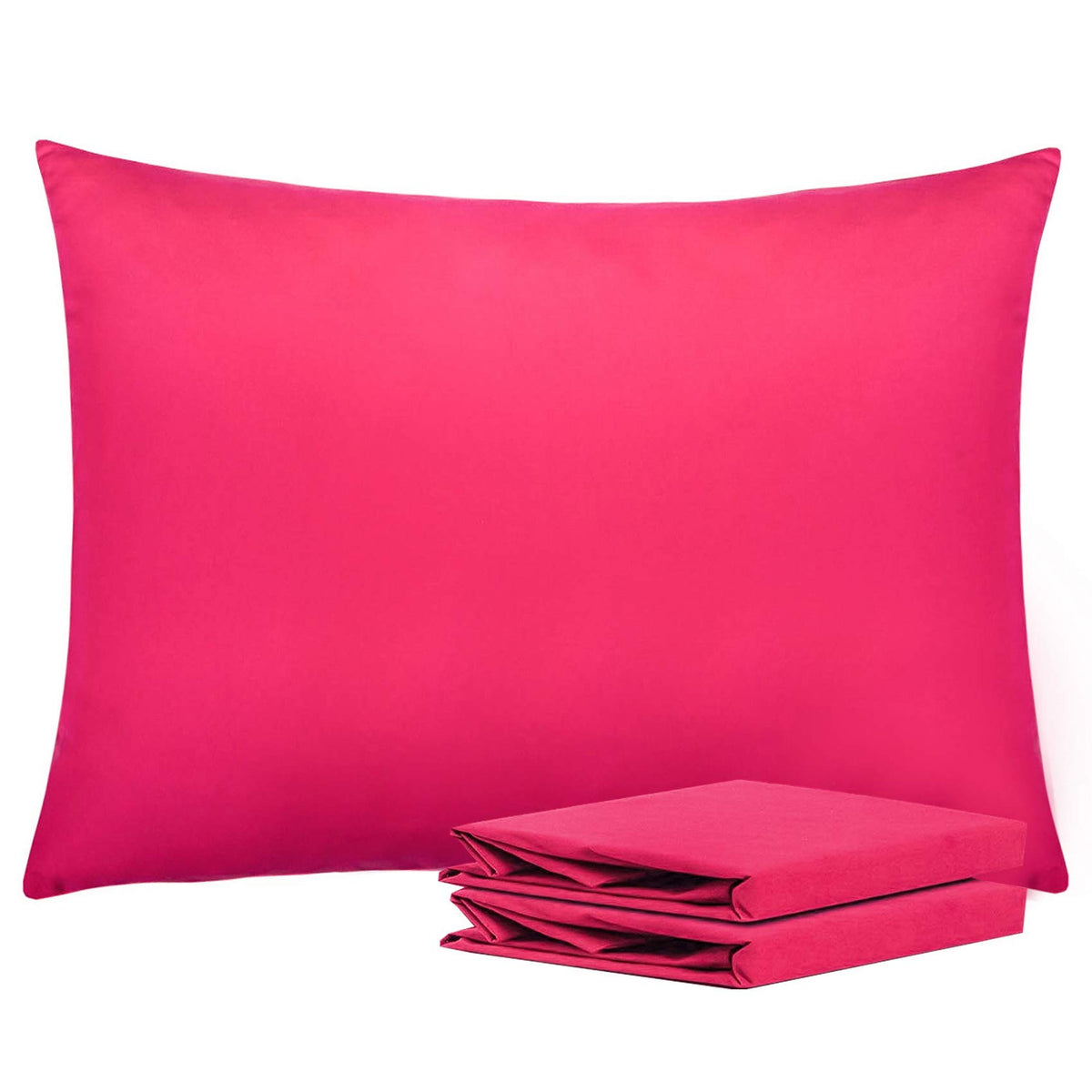 NTBAY Microfiber Queen Pillowcases, 4 Pack, 20 x 30, White