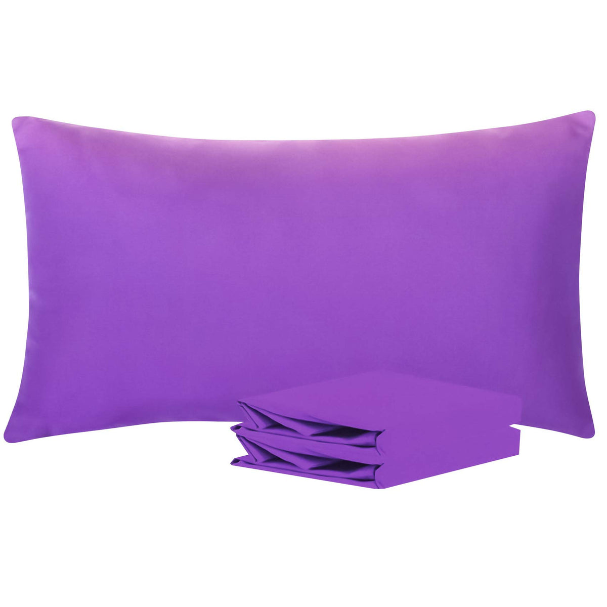 NTBAY Microfiber Queen Pillowcases, 4 Pack, 20 x 30, White