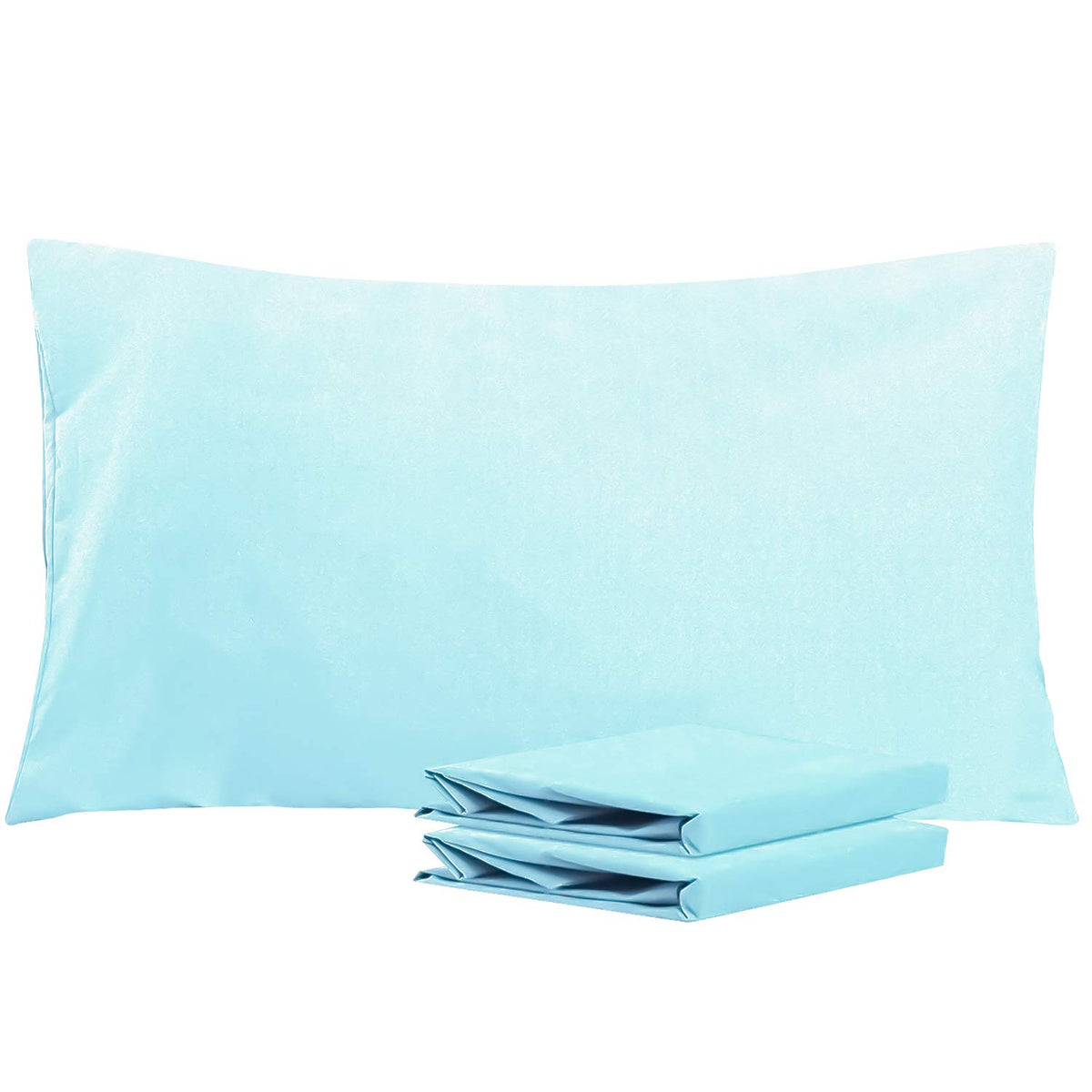 NTBAY Microfiber Queen Pillowcases, 4 Pack, 20 x 30, White