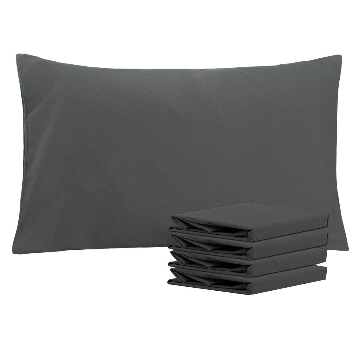 NTBAY Microfiber Queen Pillowcases, 4 Pack, 20 x 30, White