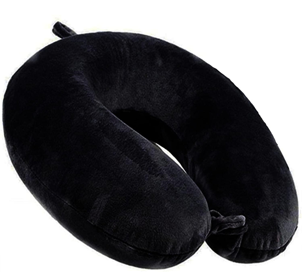 GDEOUP Travel Pillow 100% Pure Comfortable U Shape Memory Foam Pillows Neck and Head Support Portable Travel Neck Pillow Suitable for Planes Airplane for Traveling,Train,Self-Drivingng Car,(Grey)