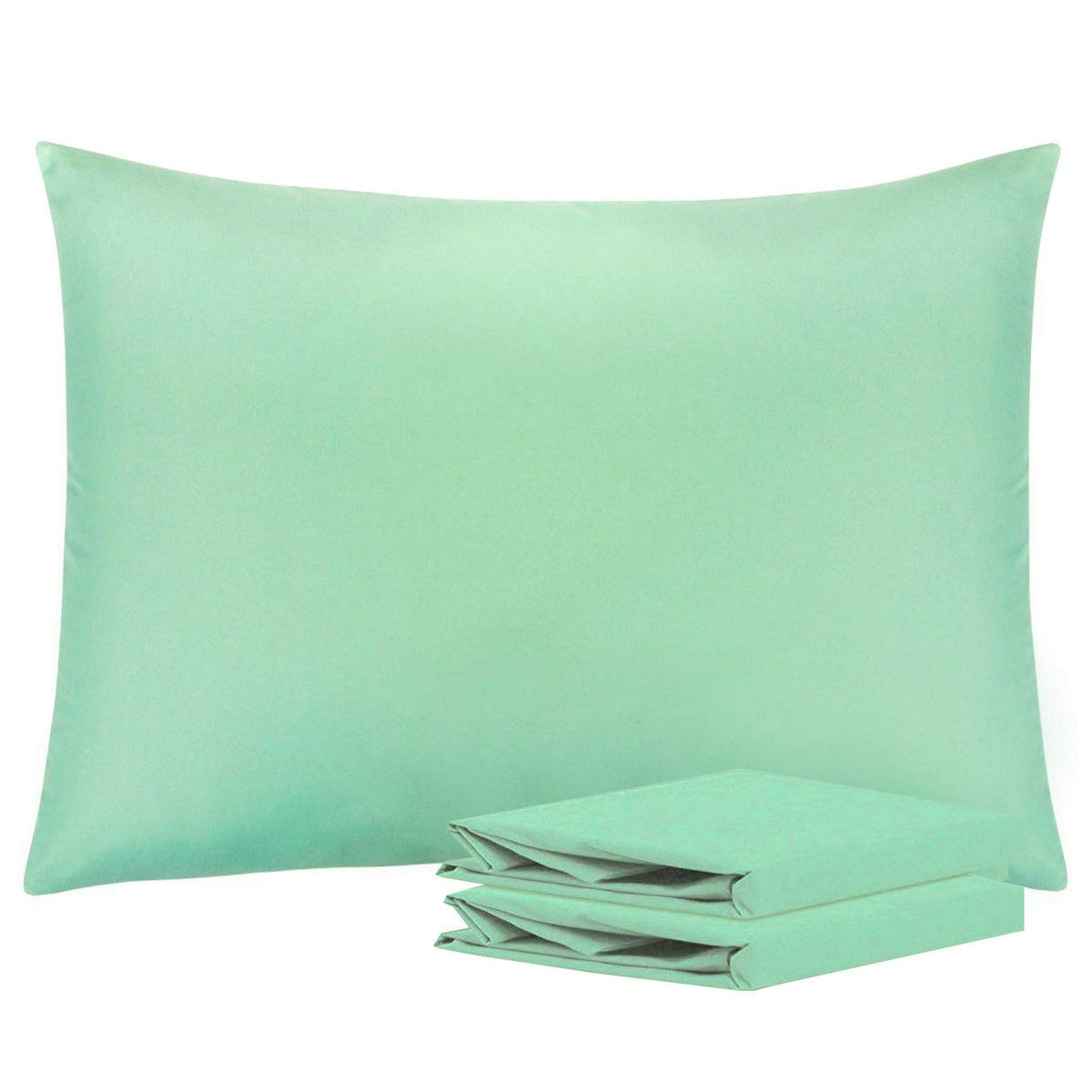 NTBAY Microfiber Queen Pillowcases, 4 Pack, 20 x 30, White