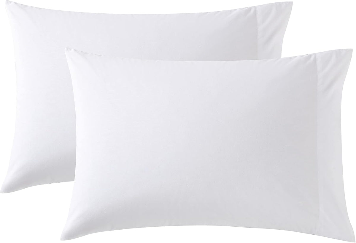 Nautica - Standard Cotton Percale Pillowcase Set, 2-Pack