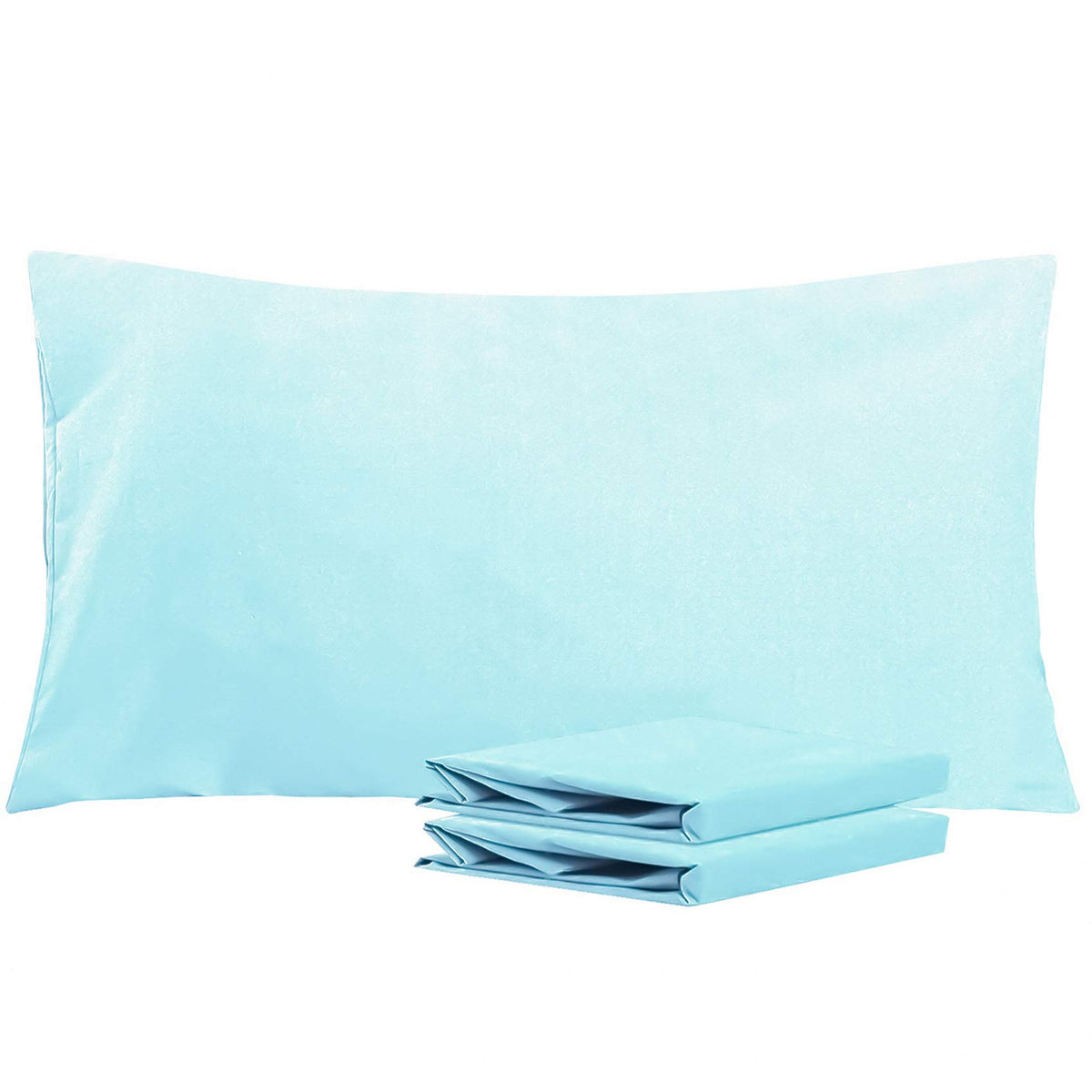 NTBAY Microfiber Queen Pillowcases, 4 Pack, 20 x 30, White