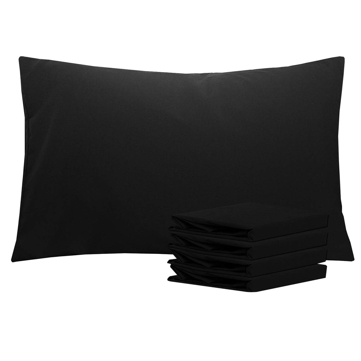 NTBAY Microfiber Queen Pillowcases, 4 Pack, 20 x 30, White