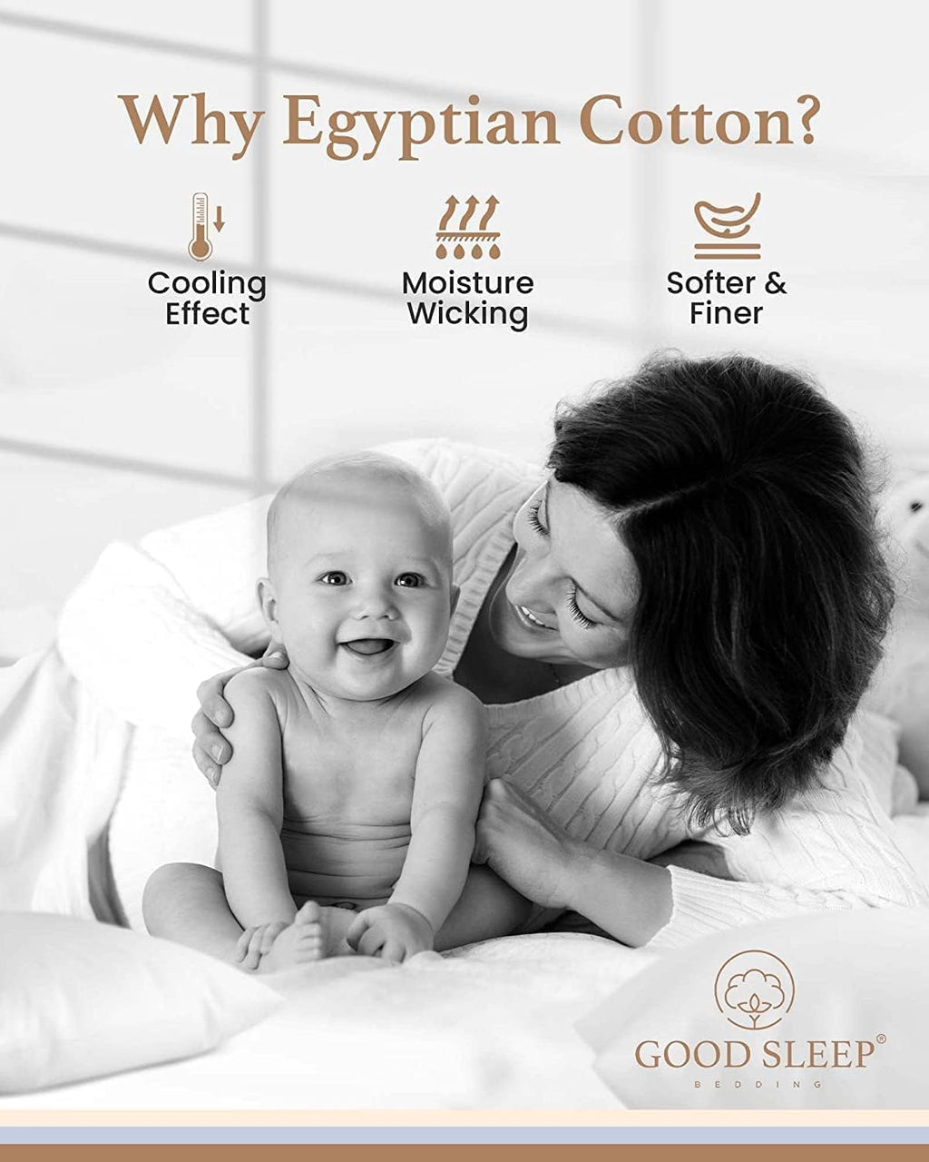 1000 TC Standard Pillowcases Set of 4 100% Egyptian Cotton Pillow Cases